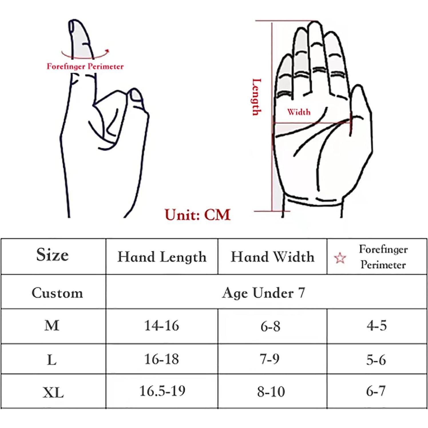 Guantes de Rehabilitación LZYLZF Tamaño M Mano Izquierda
