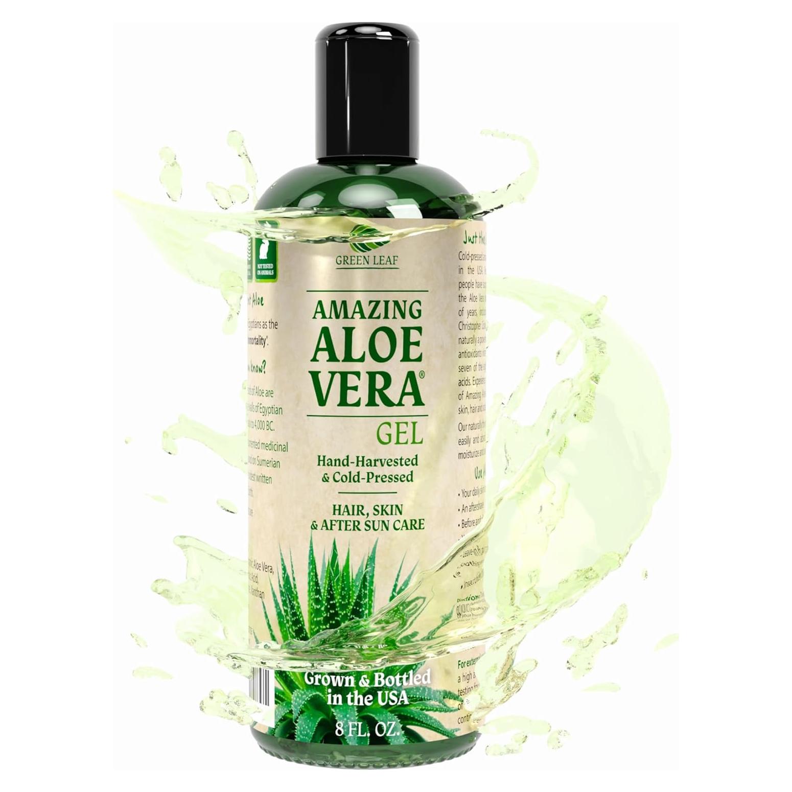 Gel de Aloe Vera Puro 227g - Calidad Premium Vegano