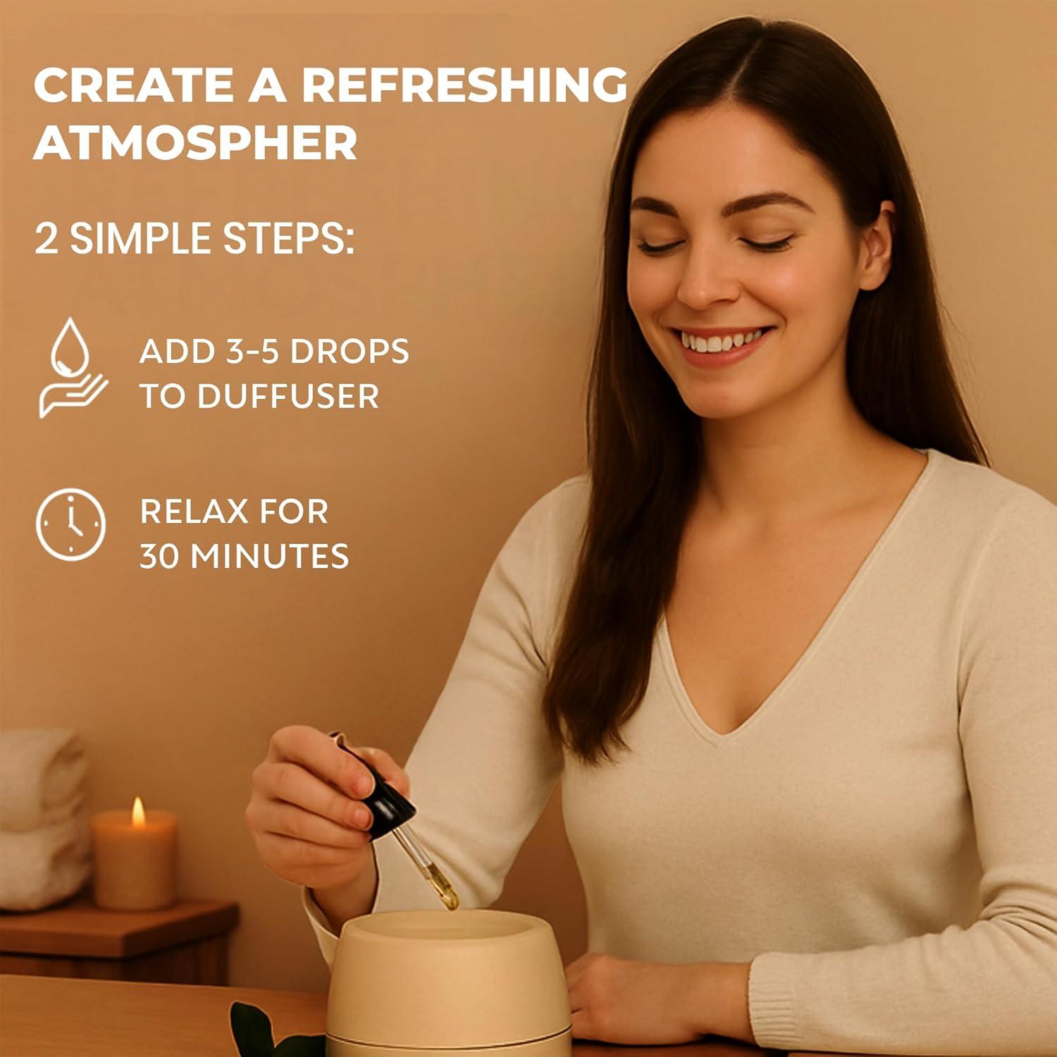 Aceite Esencial de Hierba de Limón Wild Lore 15 ML Puro Natural