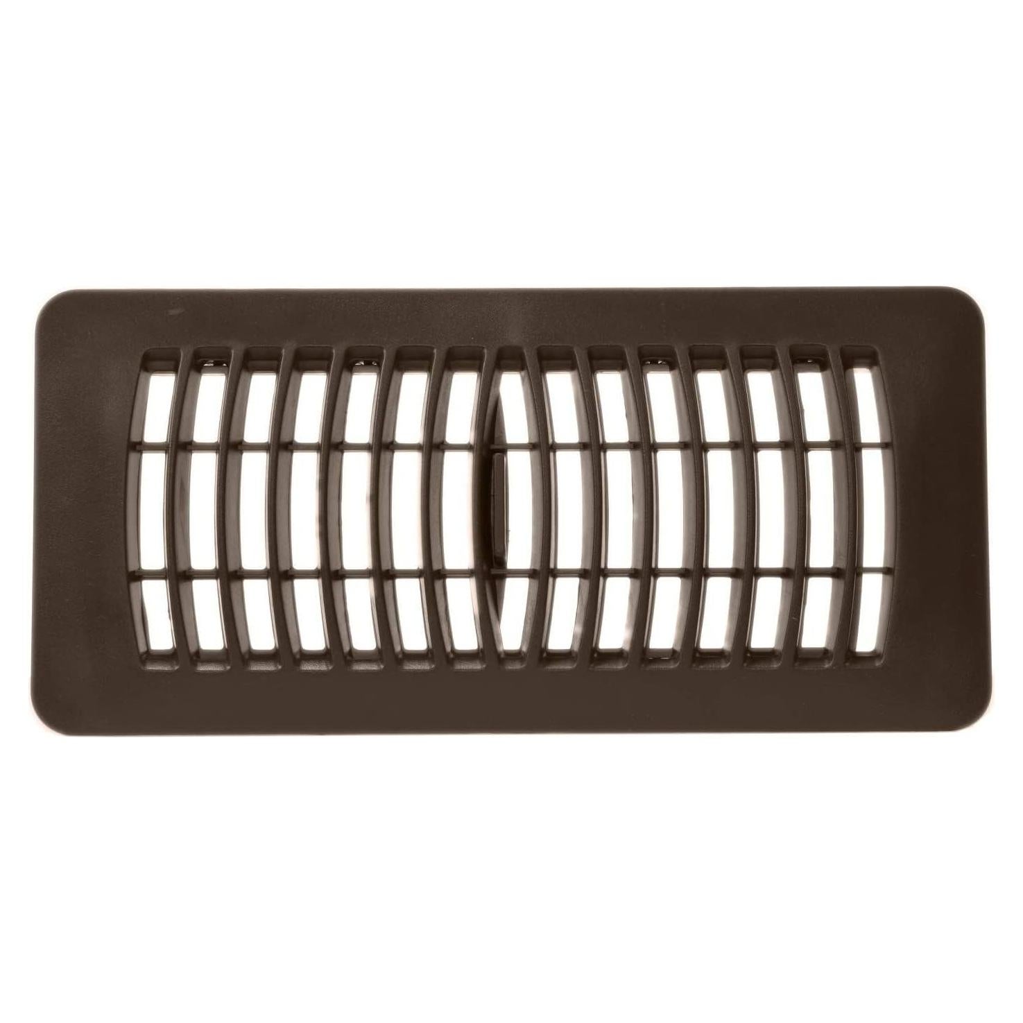 Registro de Piso de Plástico Marrón Rocky Mountain Goods 28.4x13.3 cm - Paquete de 2