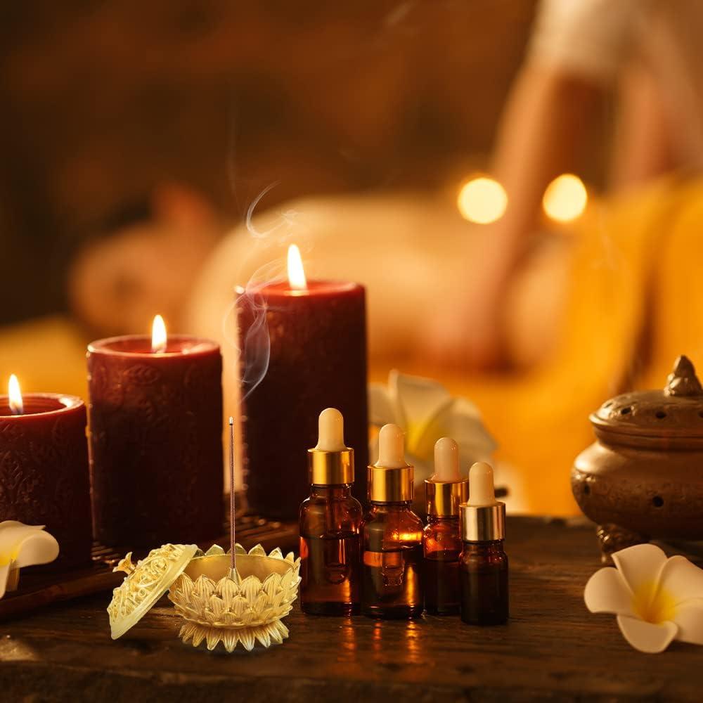 Soporte para Incienso de Loto HOKPA - 2 Piezas Aleación Zinc