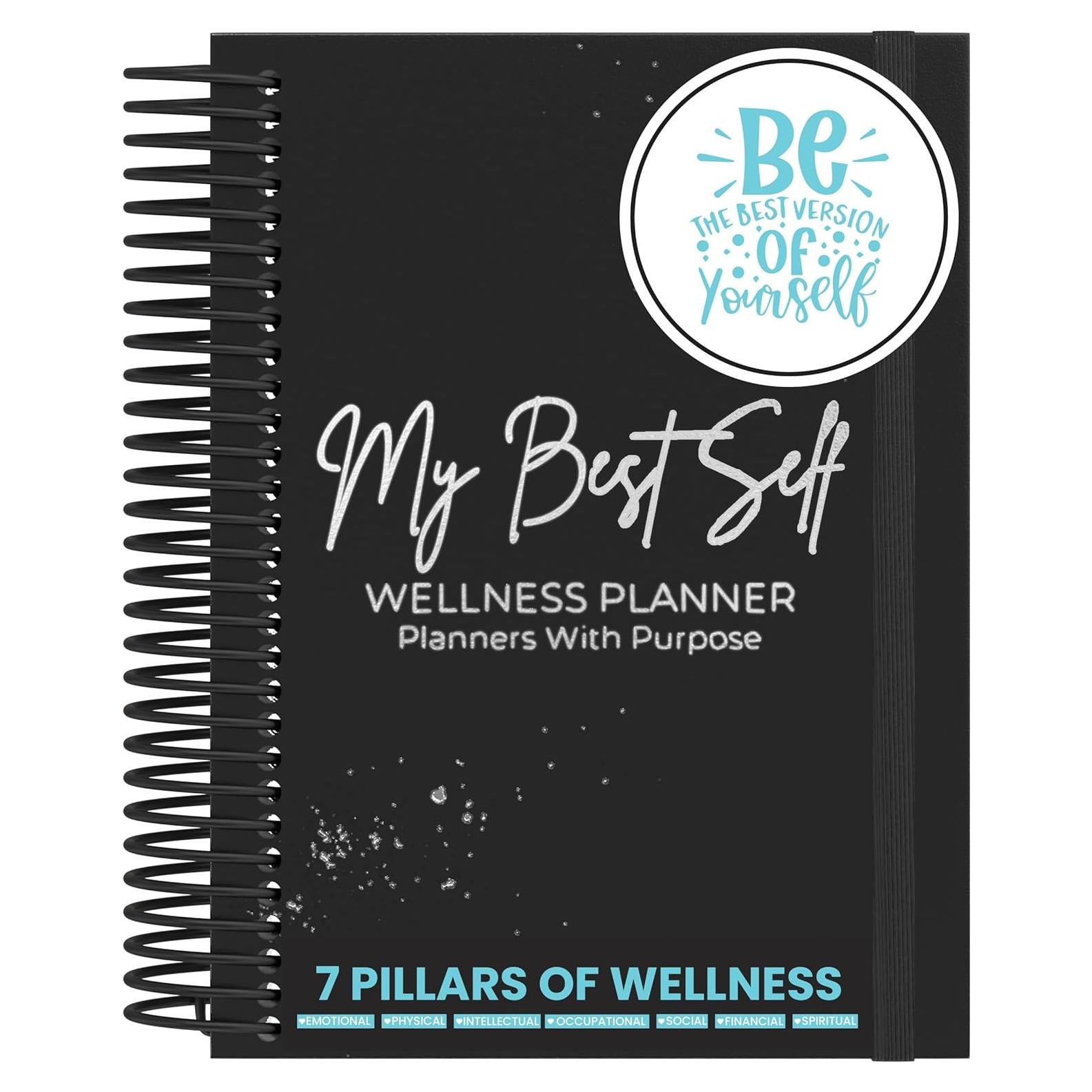 Diario de Bienestar Planificador Cuidado Personal B5 Negro