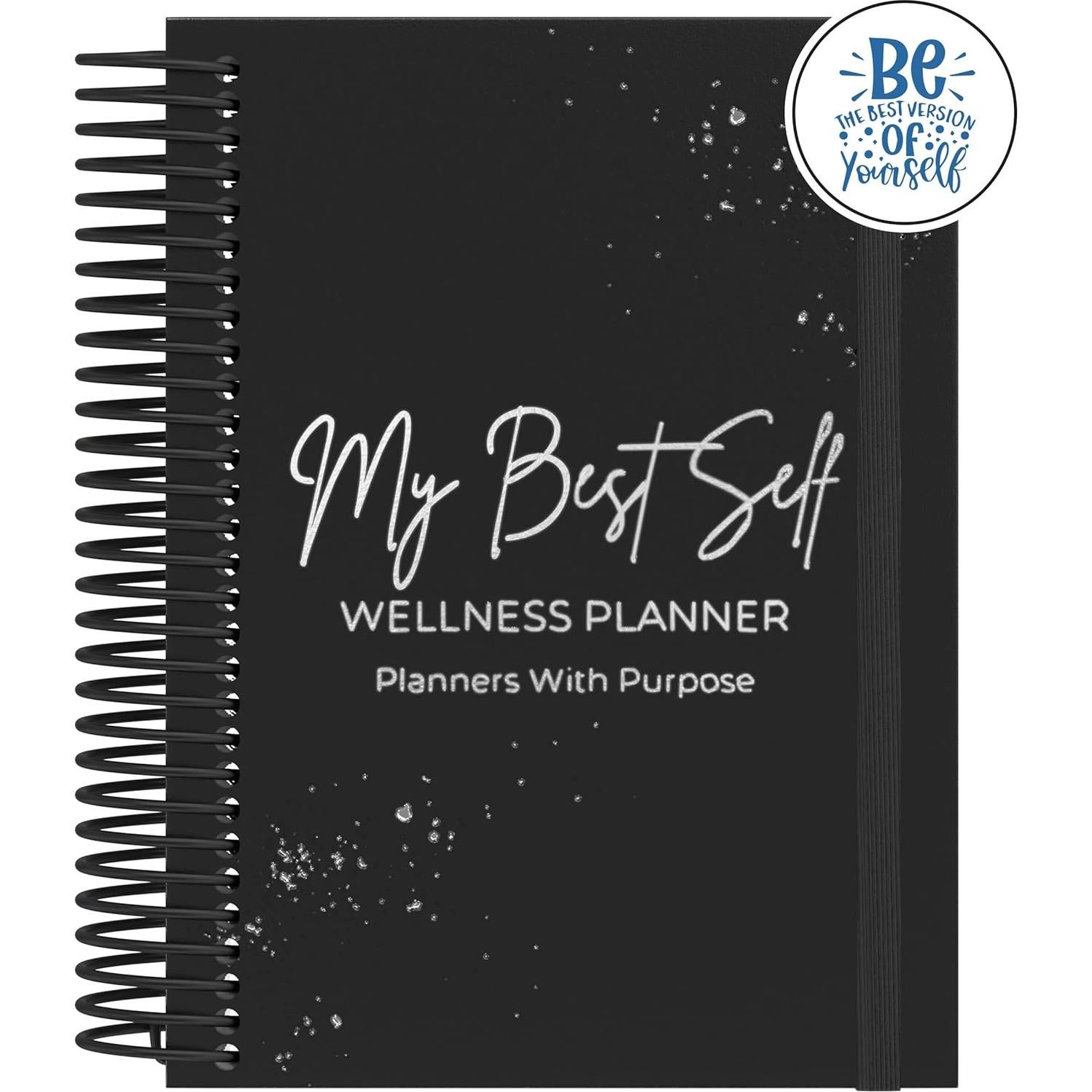 Diario de Bienestar Planificador Cuidado Personal B5 Negro