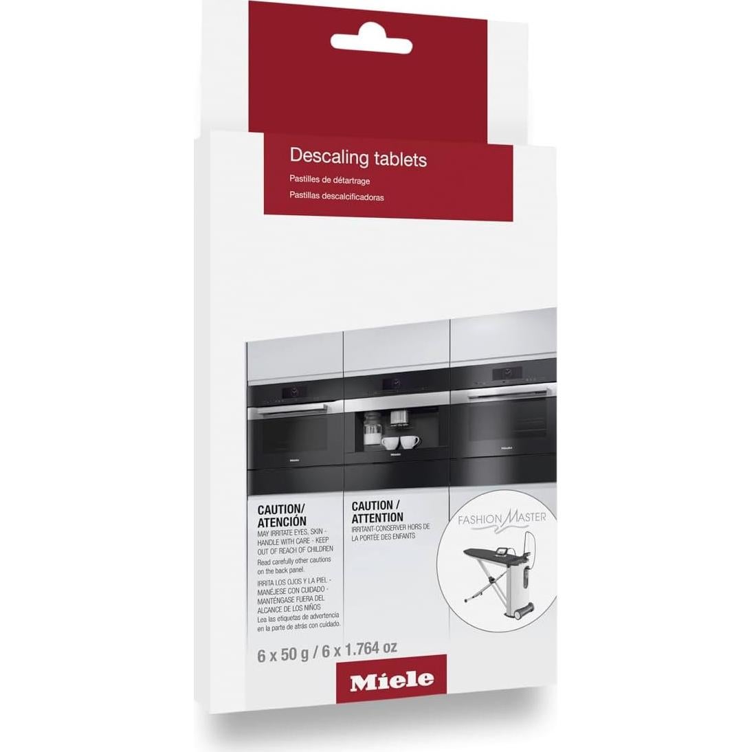 Tabletas Descalcificadoras Miele 6 Unidades para Café y Hornos