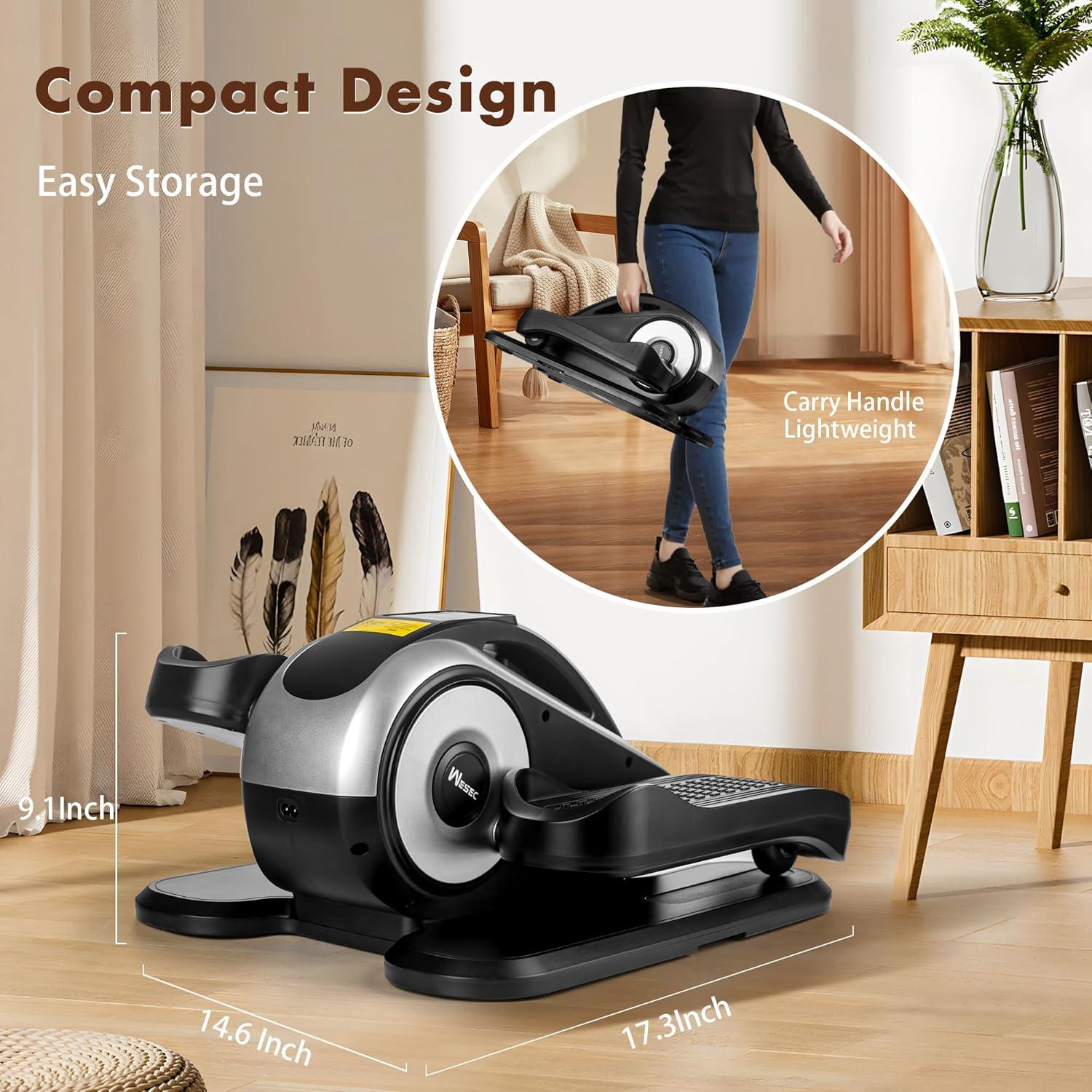 Máquina Elíptica Bajo Escritorio Wesec con Control Remoto 12 Niveles