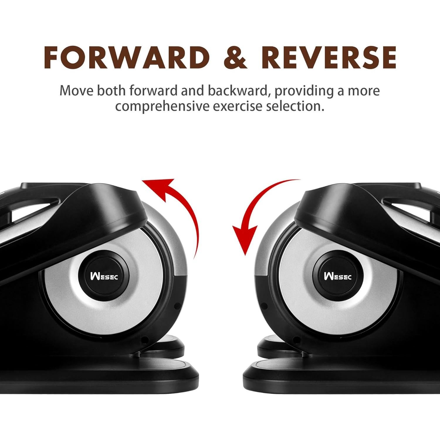 Máquina Elíptica Bajo Escritorio Wesec con Control Remoto 12 Niveles