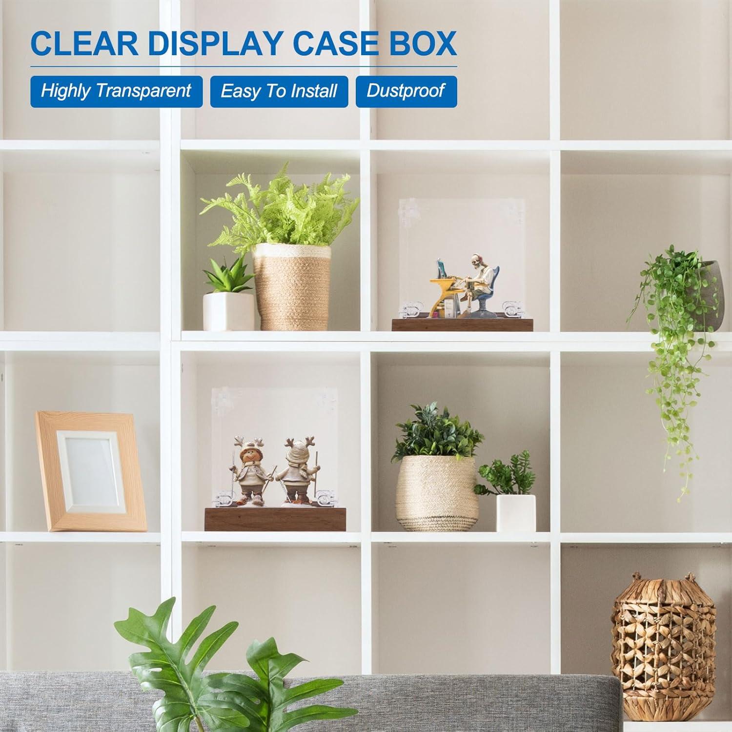 Caja de Exhibición Acrílica MECCANIXITY 10x10x10cm Transparente