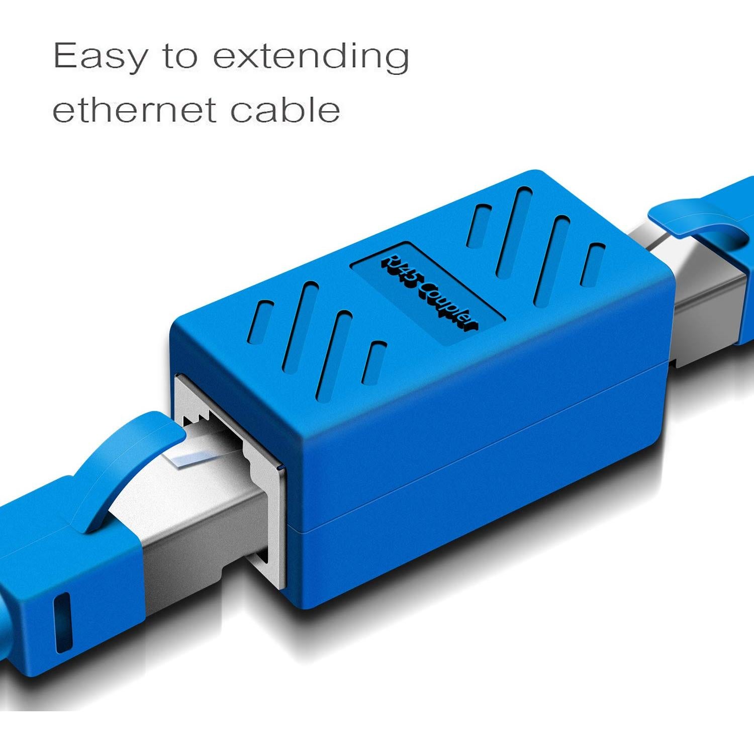 Acoplador RJ45 Oneme Hembra a Hembra Ethernet Cat7/Cat6/Cat5e Azul