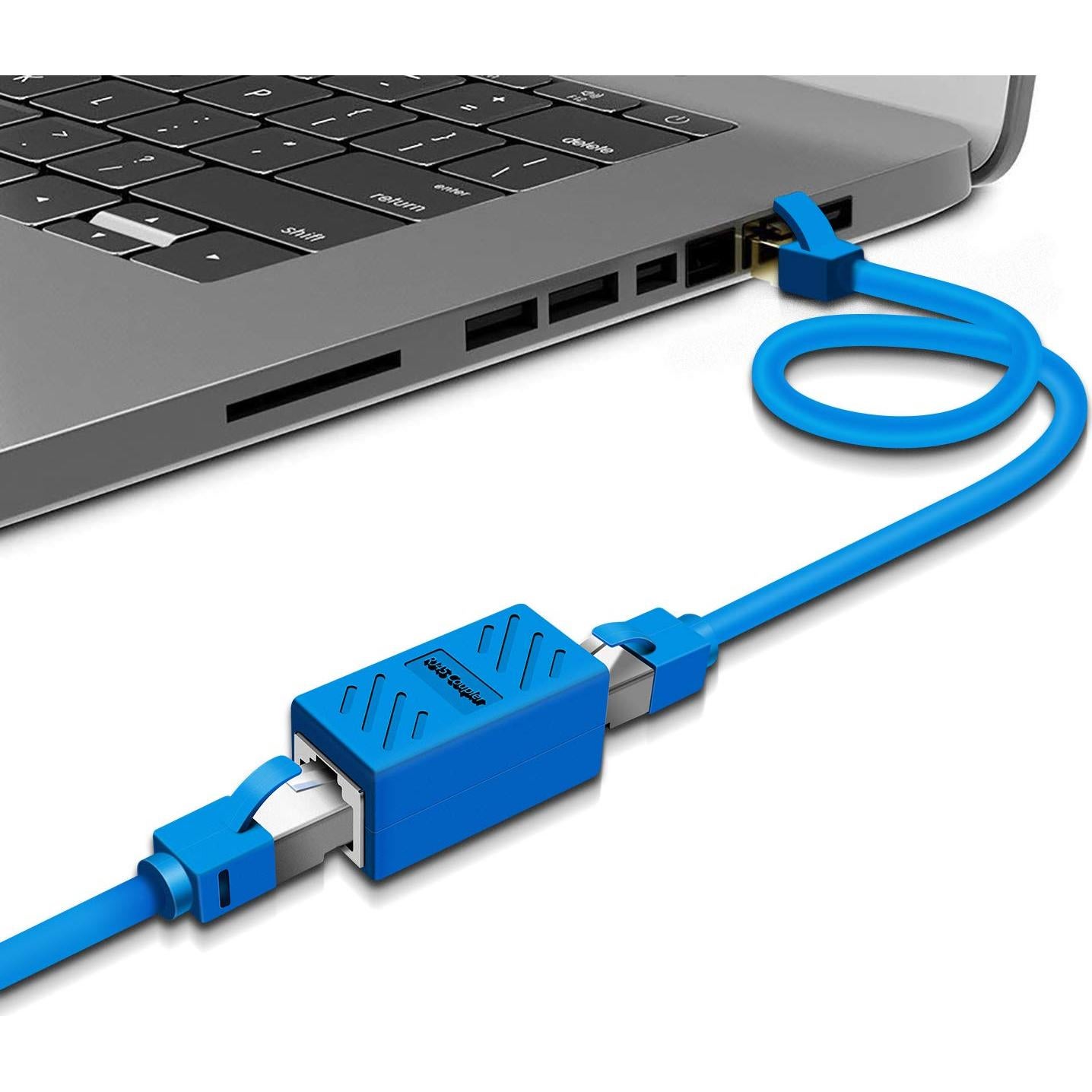 Acoplador RJ45 Oneme Hembra a Hembra Ethernet Cat7/Cat6/Cat5e Azul