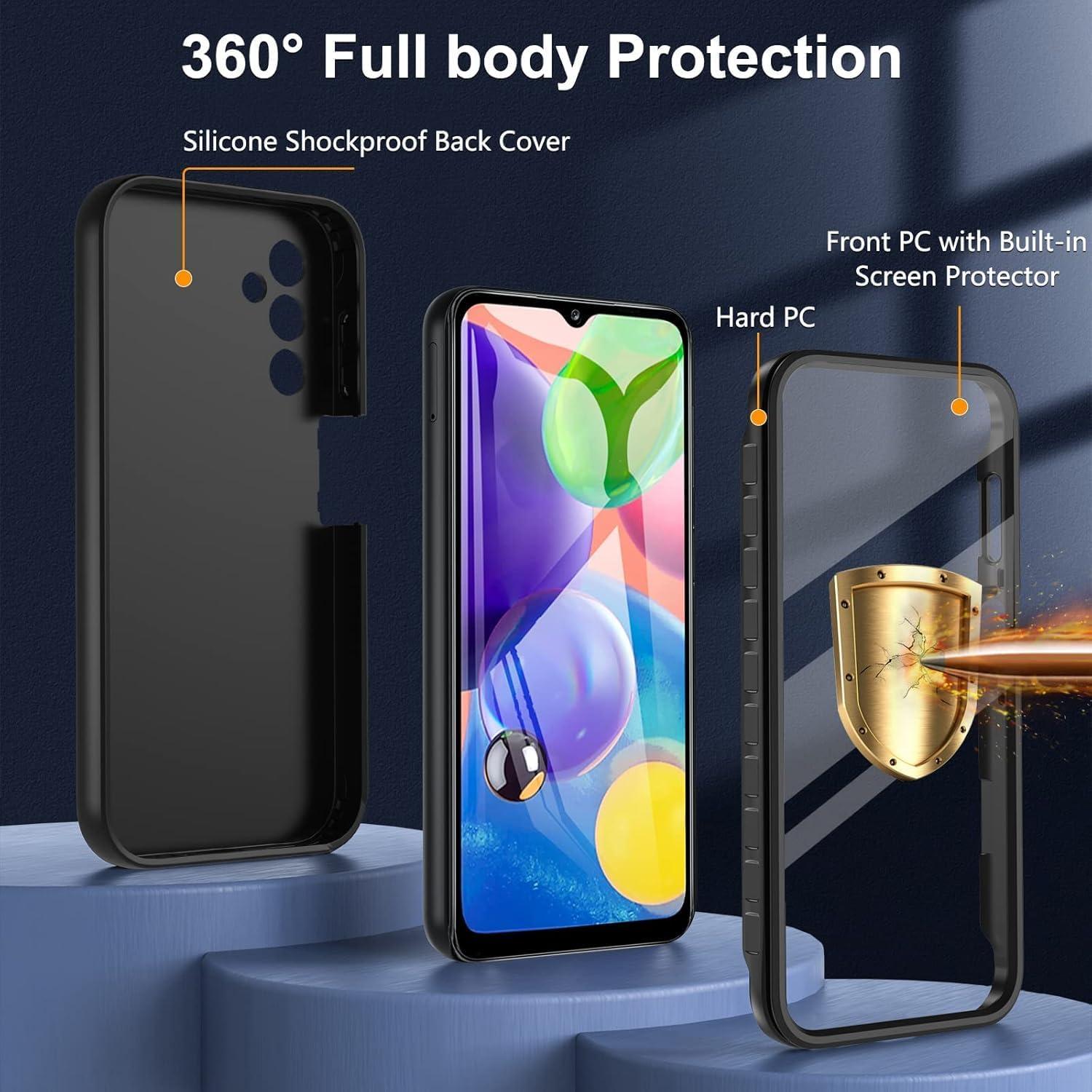 Funda Hensinple para Samsung Galaxy A14 5G con Protector