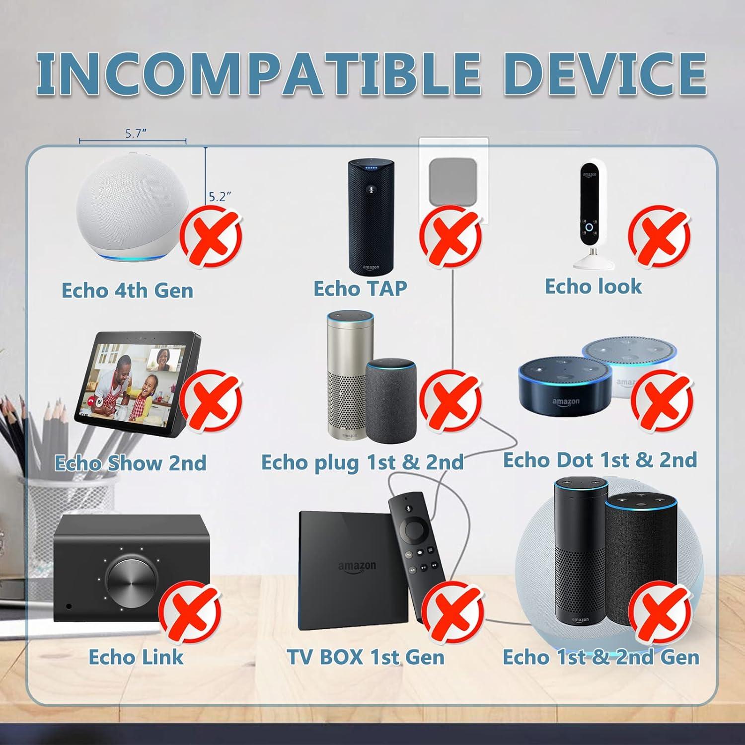 Adaptador de corriente 15W ZTTXL para Echo Dot y Show 5