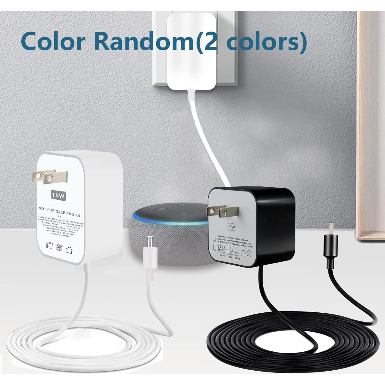 Adaptador de corriente 15W ZTTXL para Echo Dot y Show 5