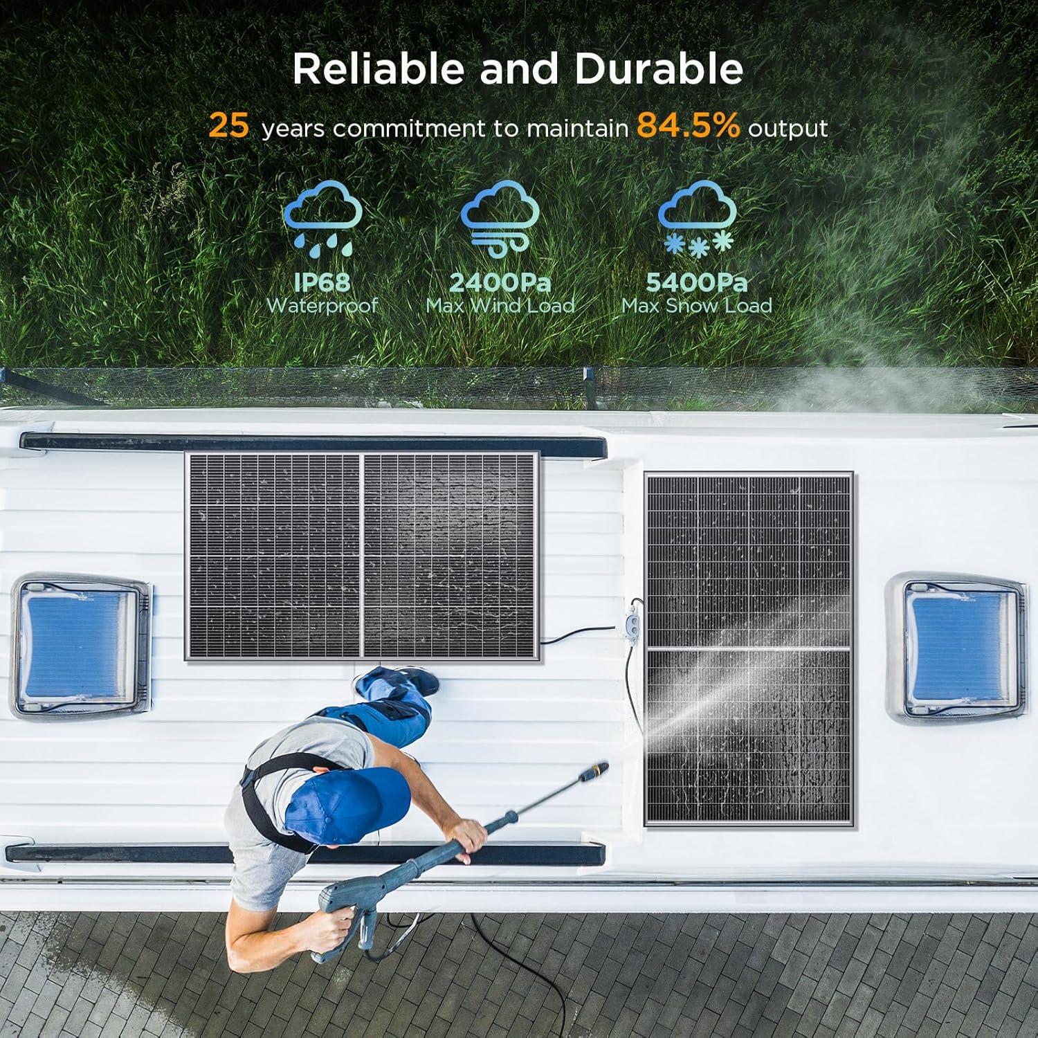 Panel Solar Bifacial 200W Callsun N-Type 16BB 25% Eficiencia