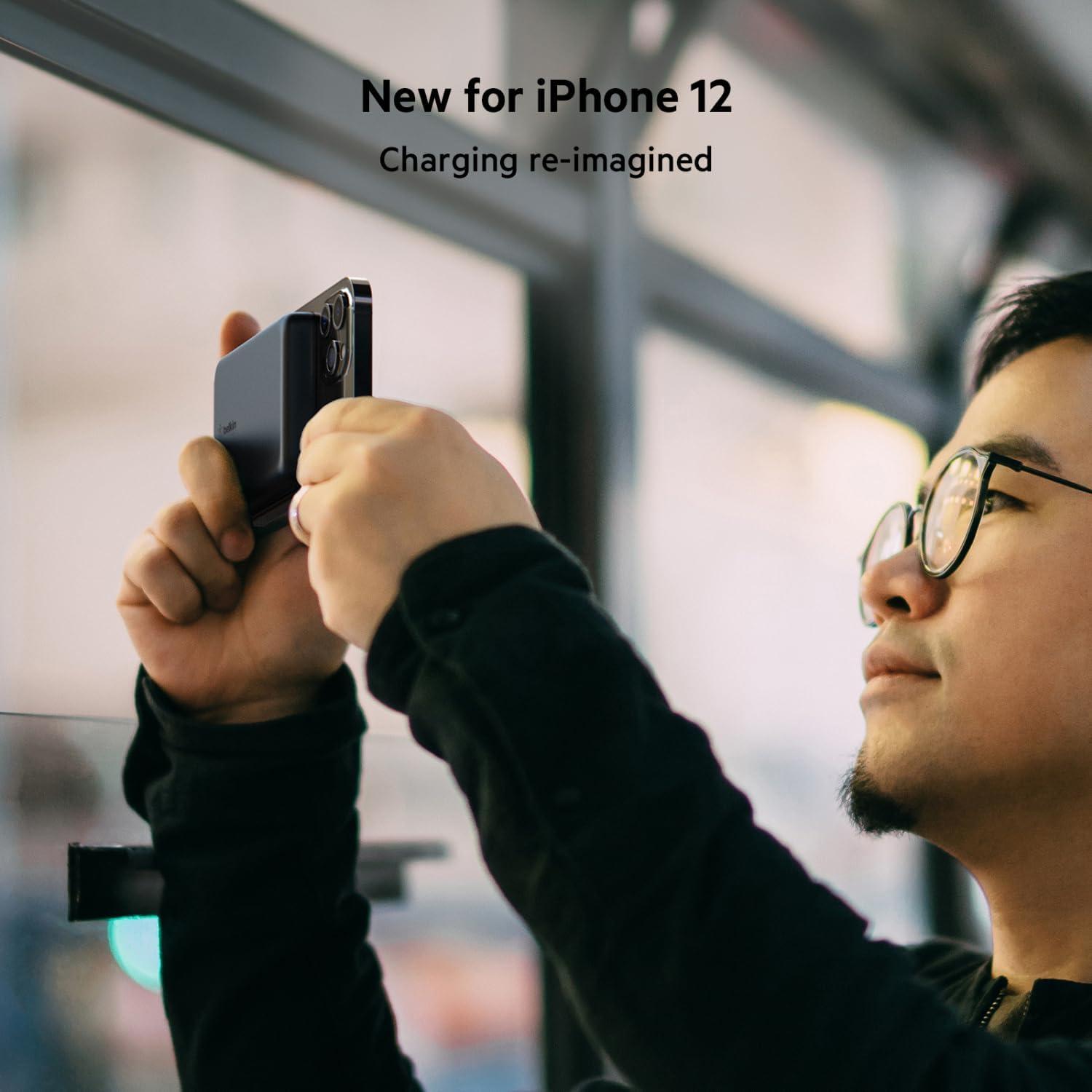 Cargador Portátil Inalámbrico Belkin MagSafe 2500mAh Negro