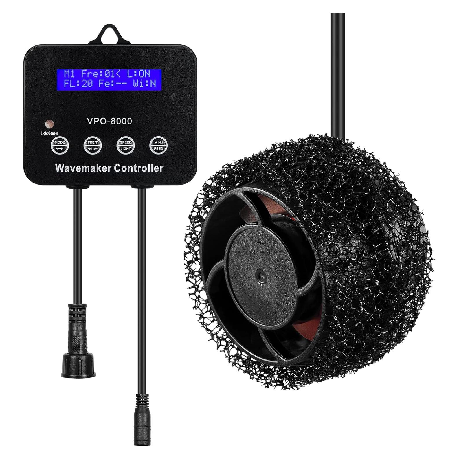 Generador de Olas JEREPET 2100GPH 12W para Acuario 30-60 Gal