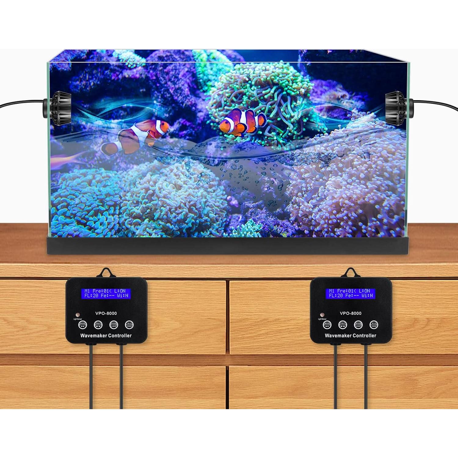 Generador de Olas JEREPET 2100GPH 12W para Acuario 30-60 Gal