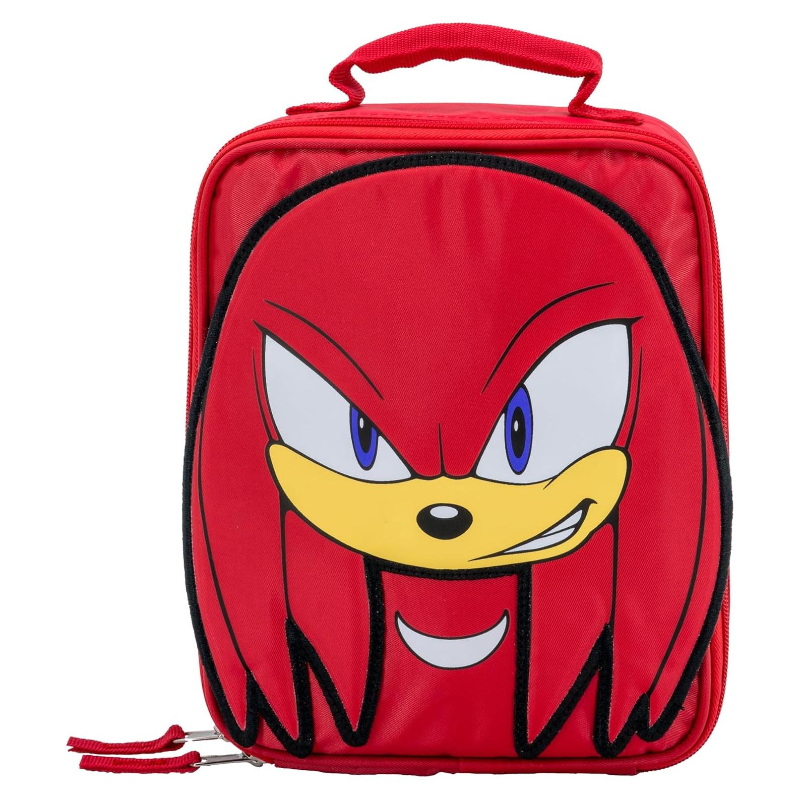 Caja de Almuerzo Aislada Knuckles Sonic 3D 24.1x19.1x8.9 cm