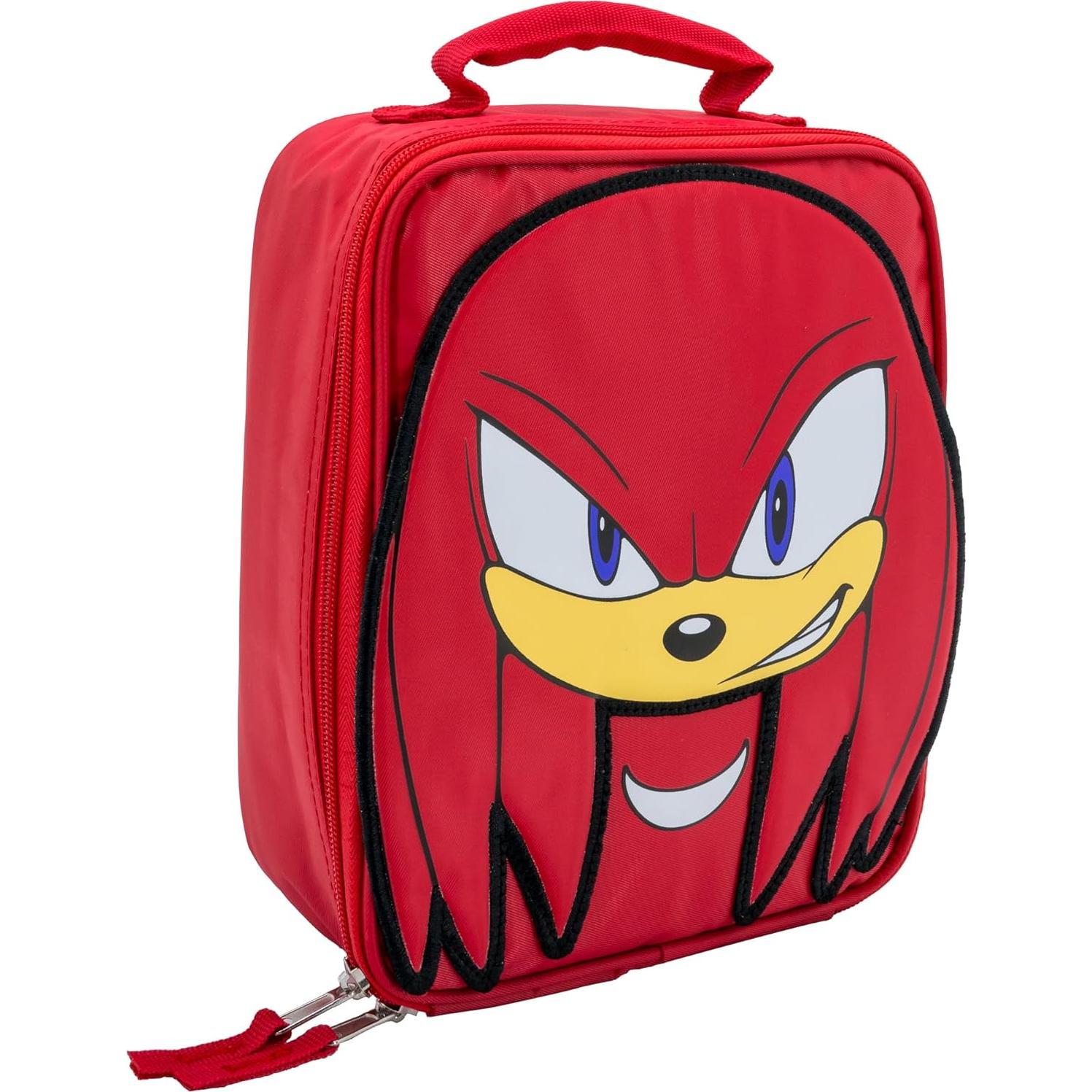 Caja de Almuerzo Aislada Knuckles Sonic 3D 24.1x19.1x8.9 cm