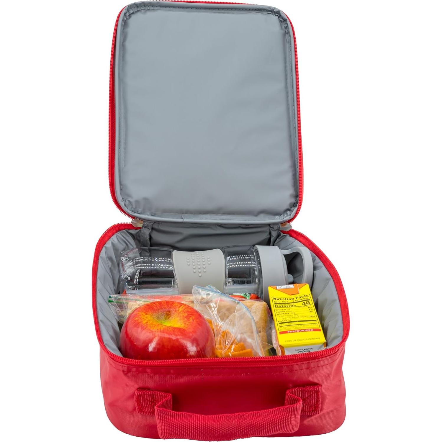 Caja de Almuerzo Aislada Knuckles Sonic 3D 24.1x19.1x8.9 cm