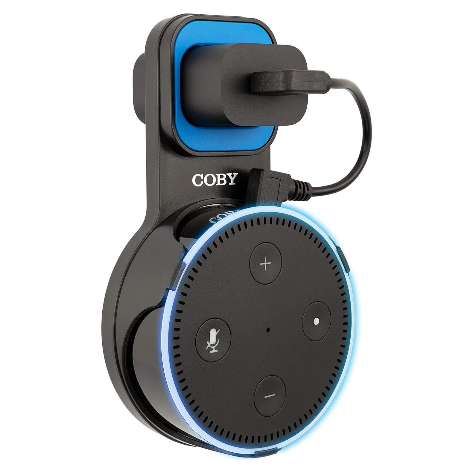 Soporte de pared Coby para Echo Dot 2ª Gen - Negro