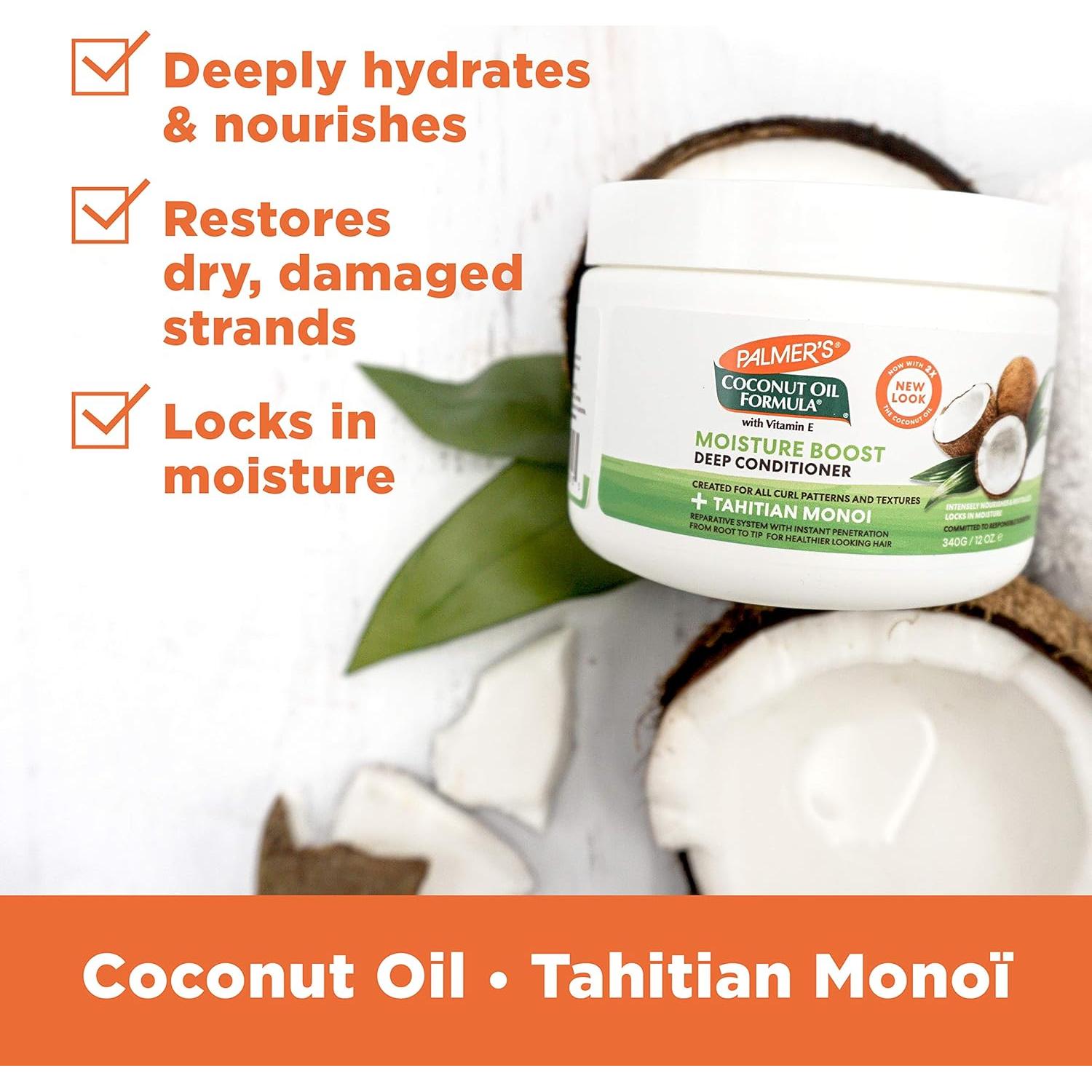 Acondicionador Profundo Palmer's Coconut Oil 340g Hidratación