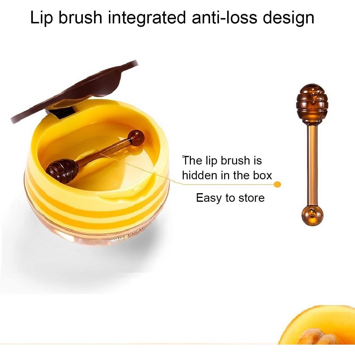 Bálsamo Labial Hidratante WFWJ 4 PCS Miel y Coco Menta Cereza