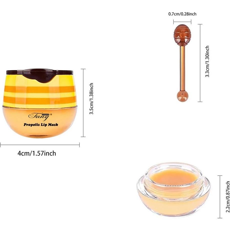 Bálsamo Labial Hidratante WFWJ 4 PCS Miel y Coco Menta Cereza