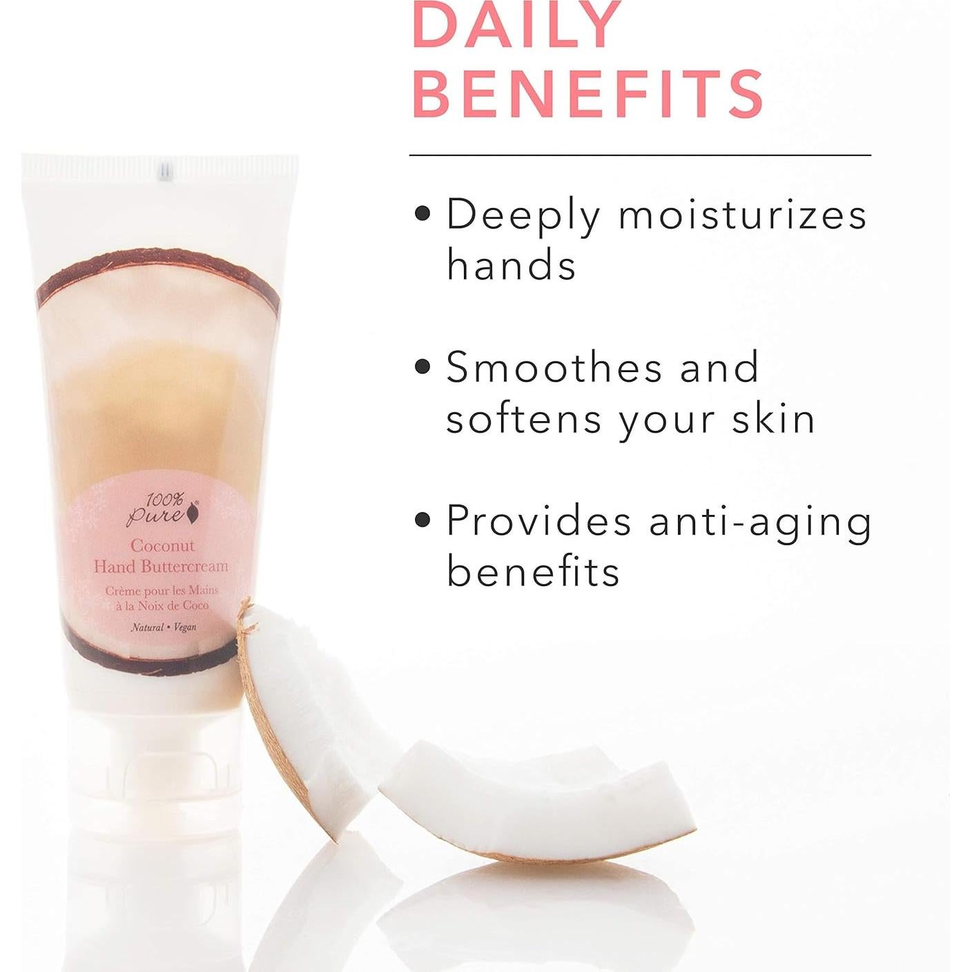 Crema de Manos Vegana Coco Loción Hidratante 59 ml