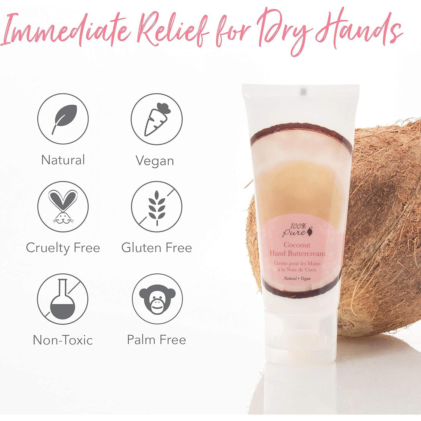 Crema de Manos Vegana Coco Loción Hidratante 59 ml