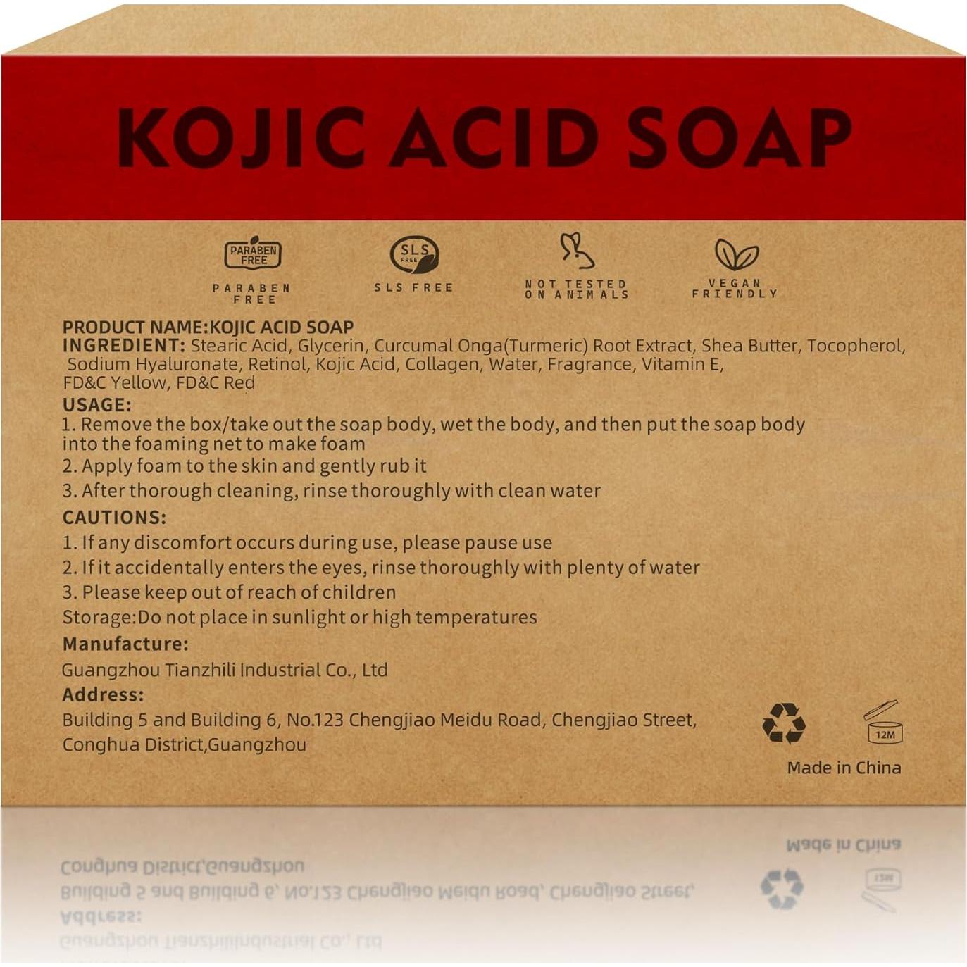 Jabón de Cúrcuma y Ácido Kójico Senzilo - 2 Barras 105g