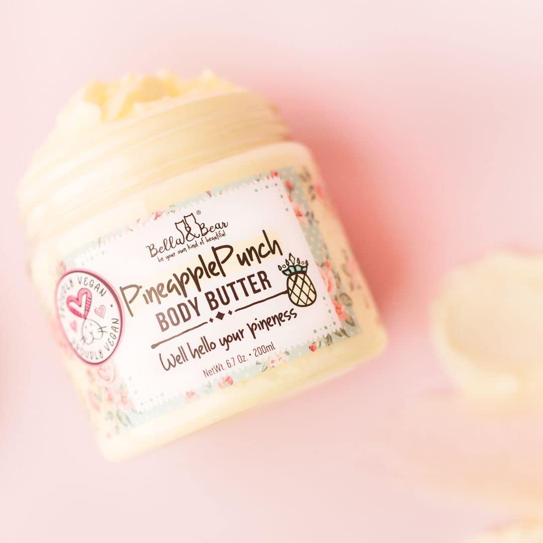 Manteca Corporal Vegana Bella & Bear 190g Aroma Piña