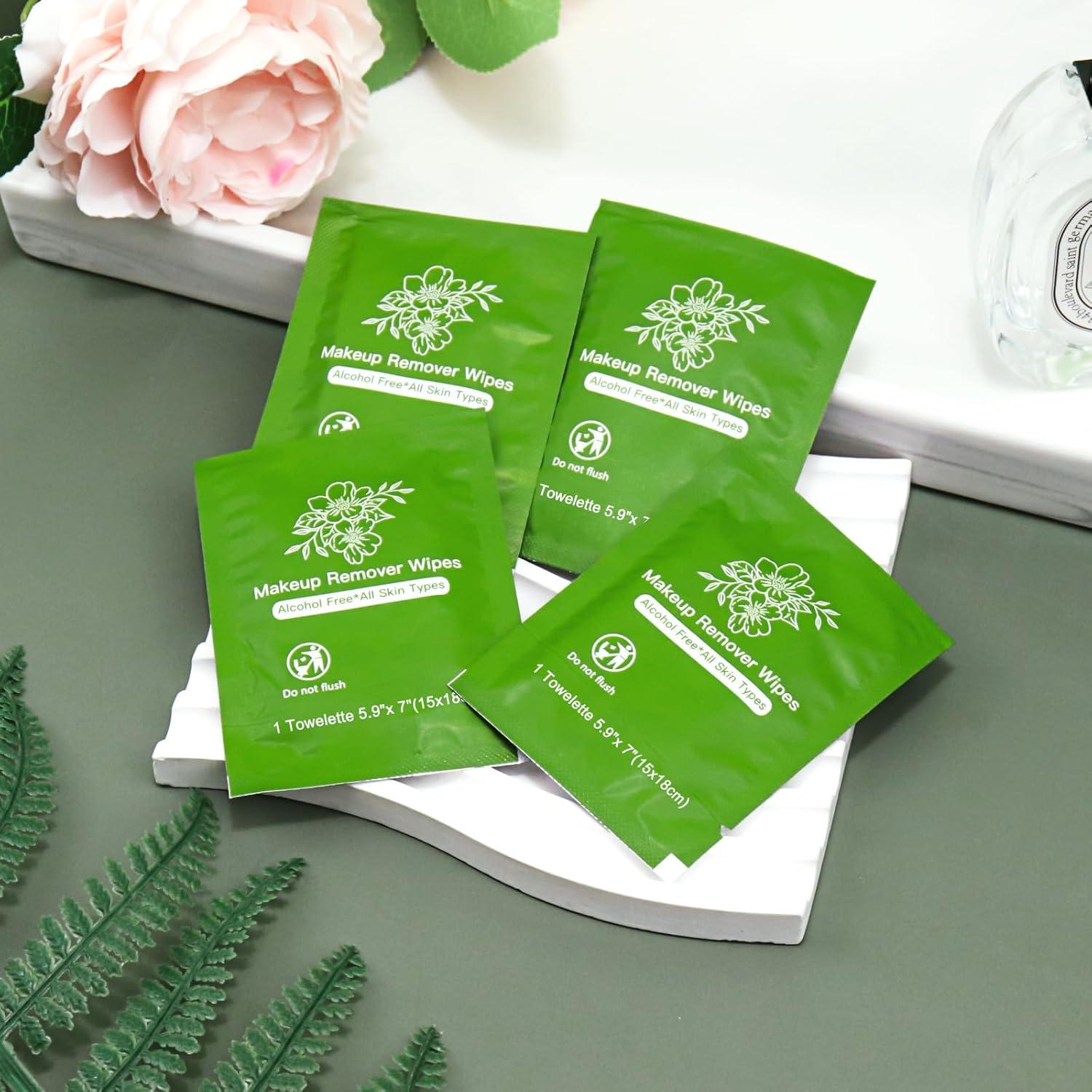 Toallitas Desmaquillantes Individuales Aloe Vera 50 Unidades