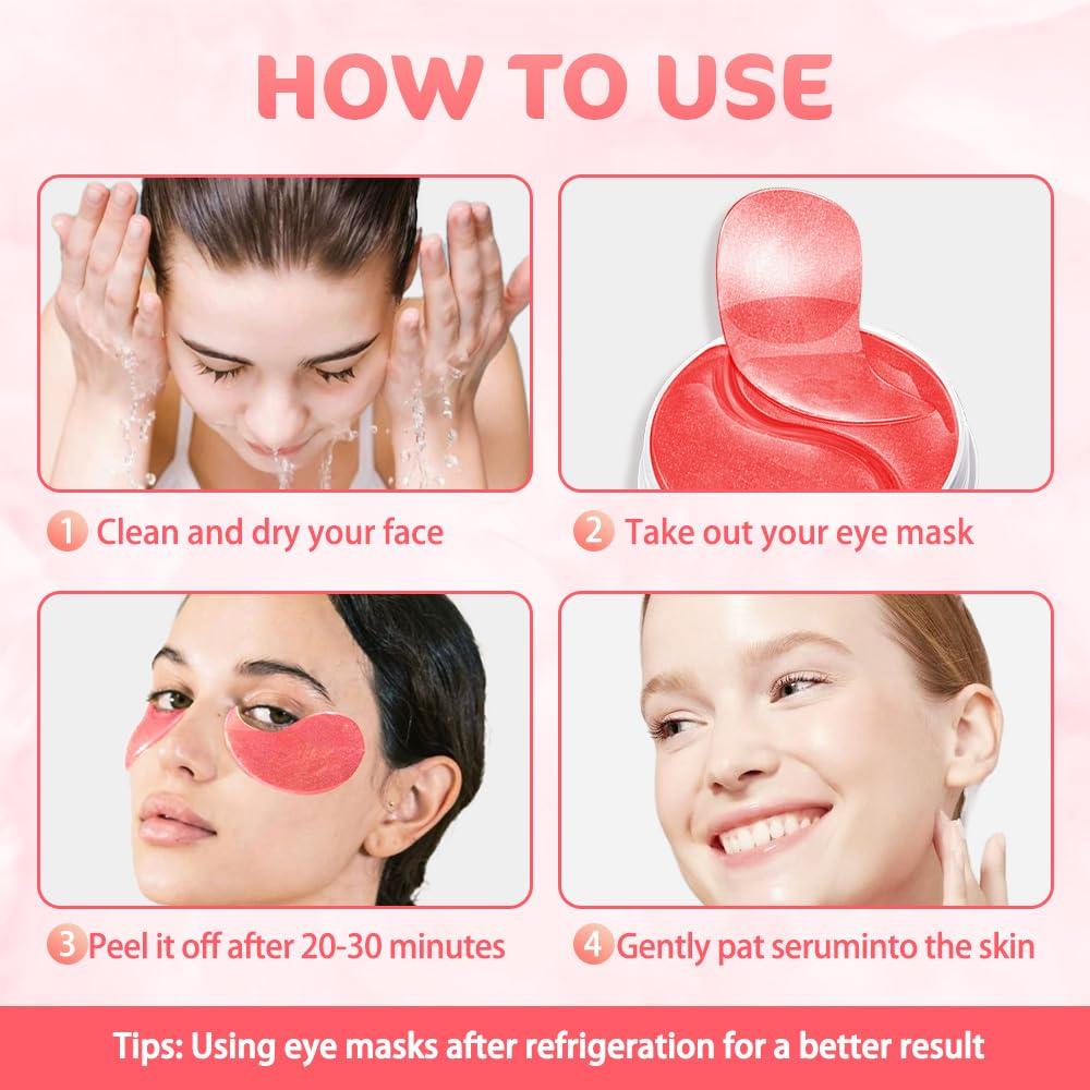 Mascarilla de Ojos de Oro 24K Amy's Diary - 30 Pares Hidratantes