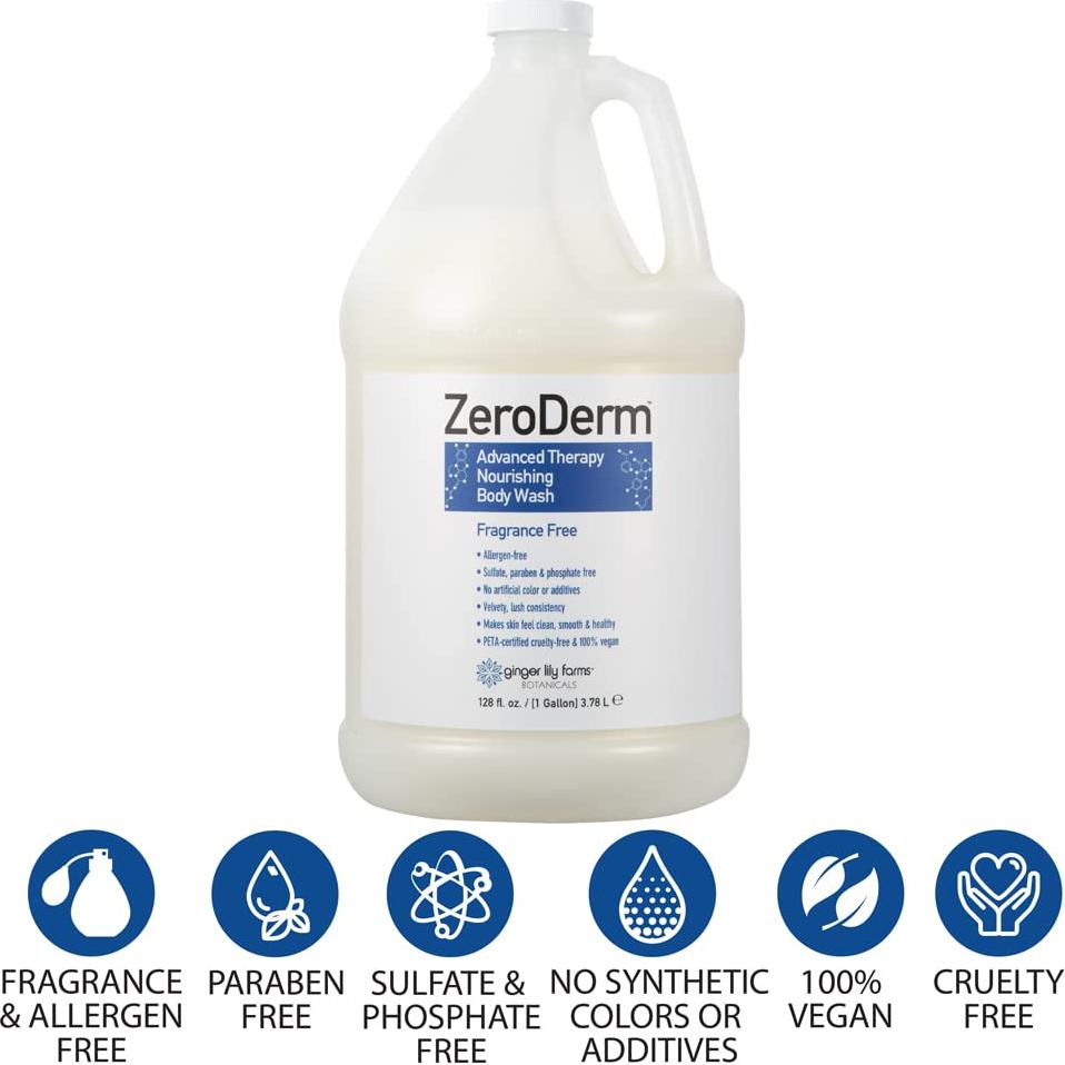 Gel de Ducha Nutritivo Ginger Lily Farms 1 Galón Vegano