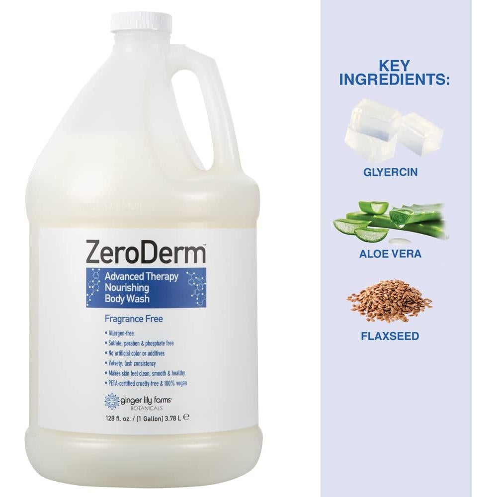 Gel de Ducha Nutritivo Ginger Lily Farms 1 Galón Vegano