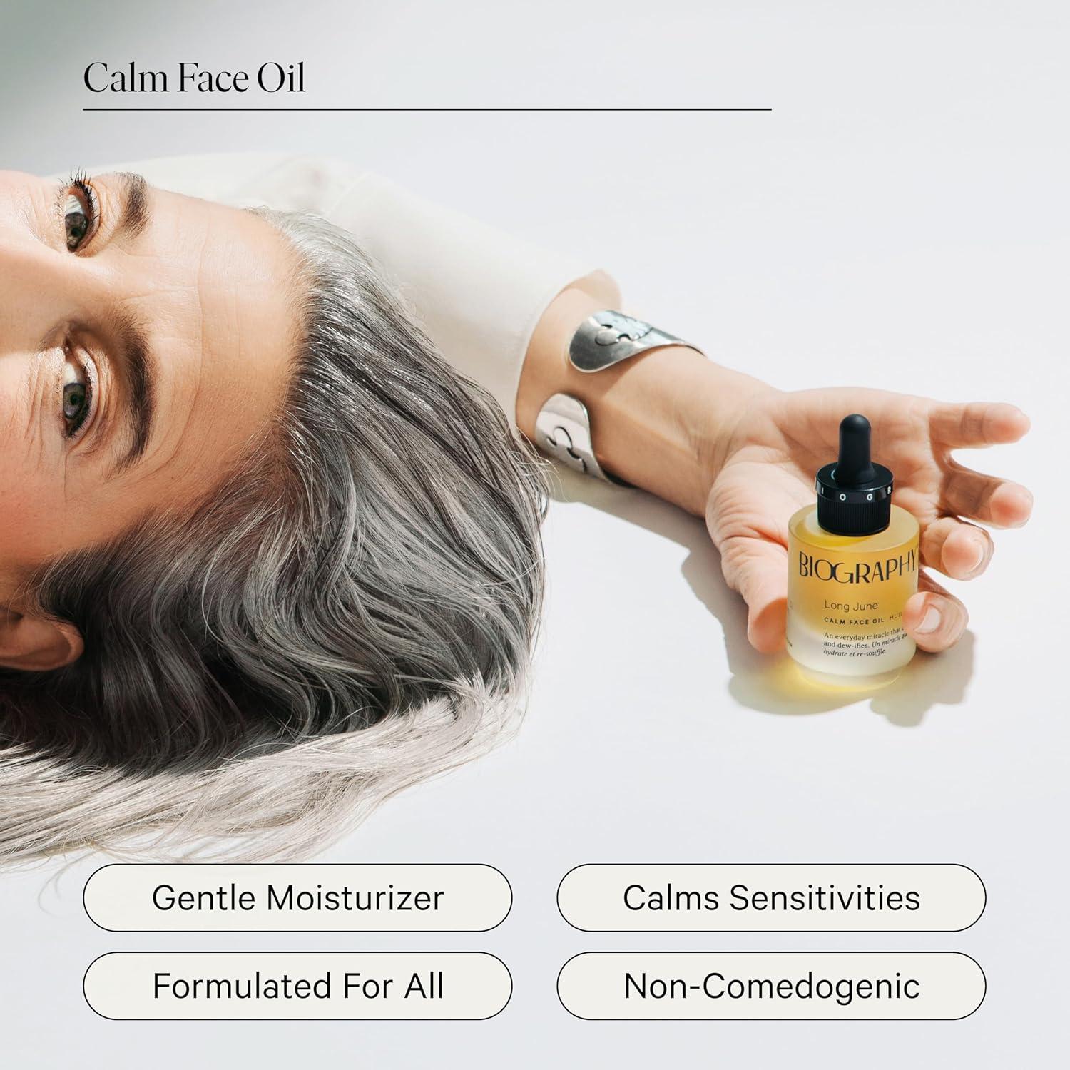 Aceite Facial Calmante Biografía Long June 30ml - Hidratante Natural