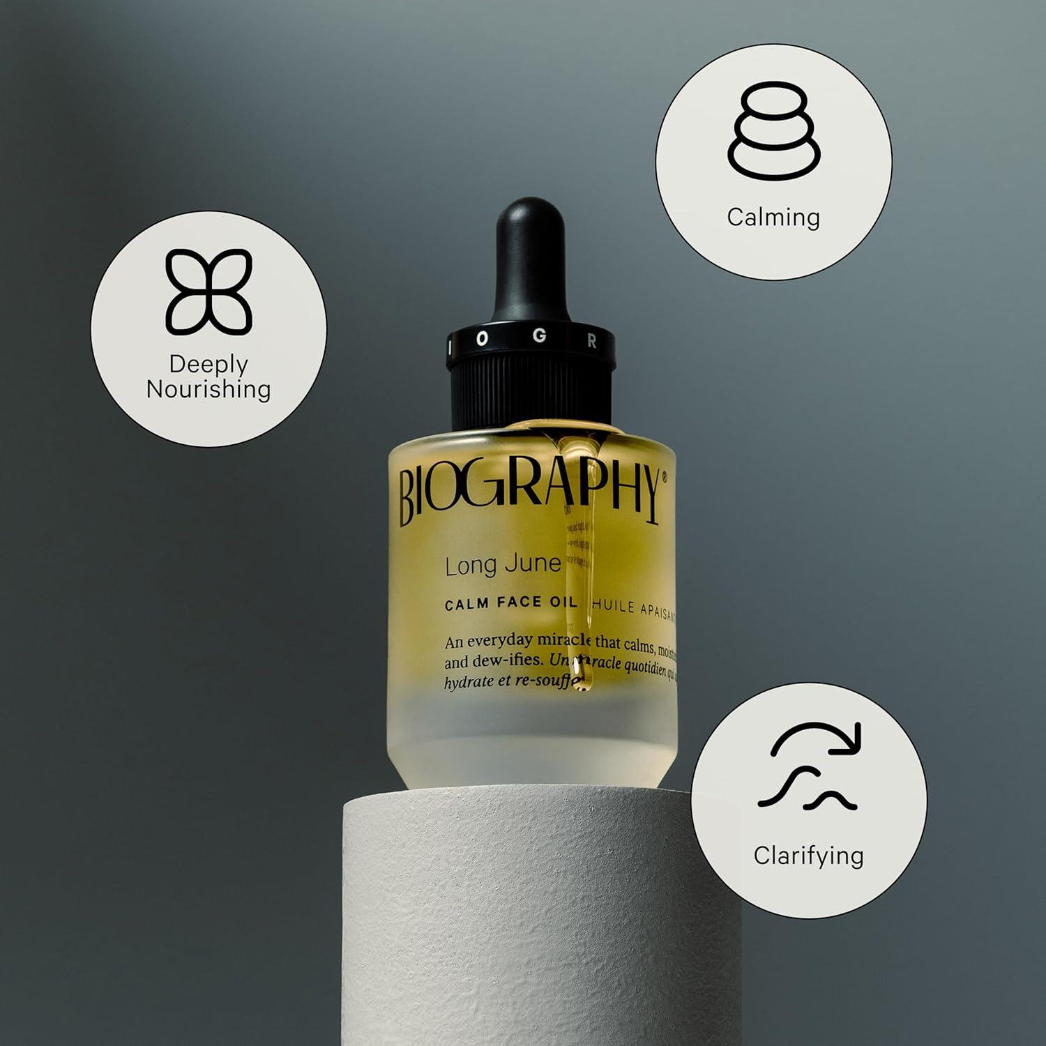 Aceite Facial Calmante Biografía Long June 30ml - Hidratante Natural