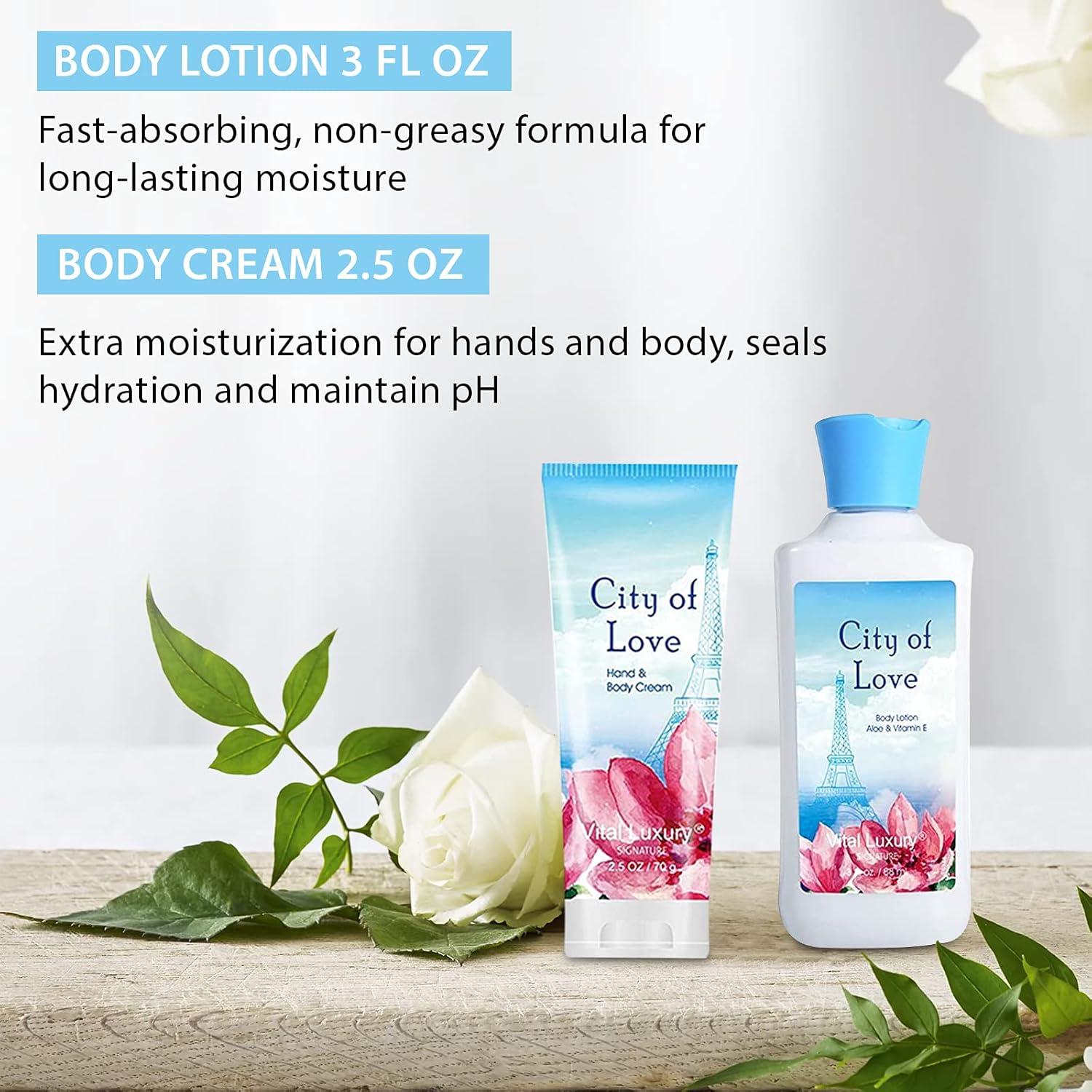 Kit de Baño y Cuerpo Vital Luxury 4 Piezas 88 ml - Ciudad del Amor