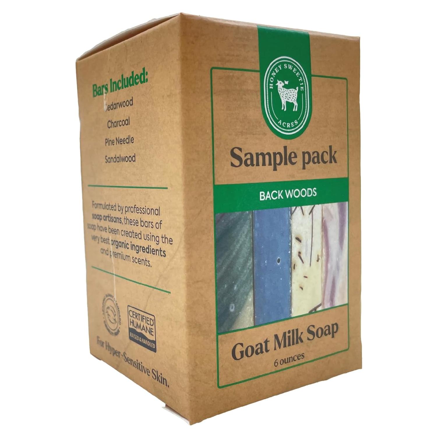 Juego de Jabones Artesanales Honey Sweetie Acres - 4 Barras de 42g