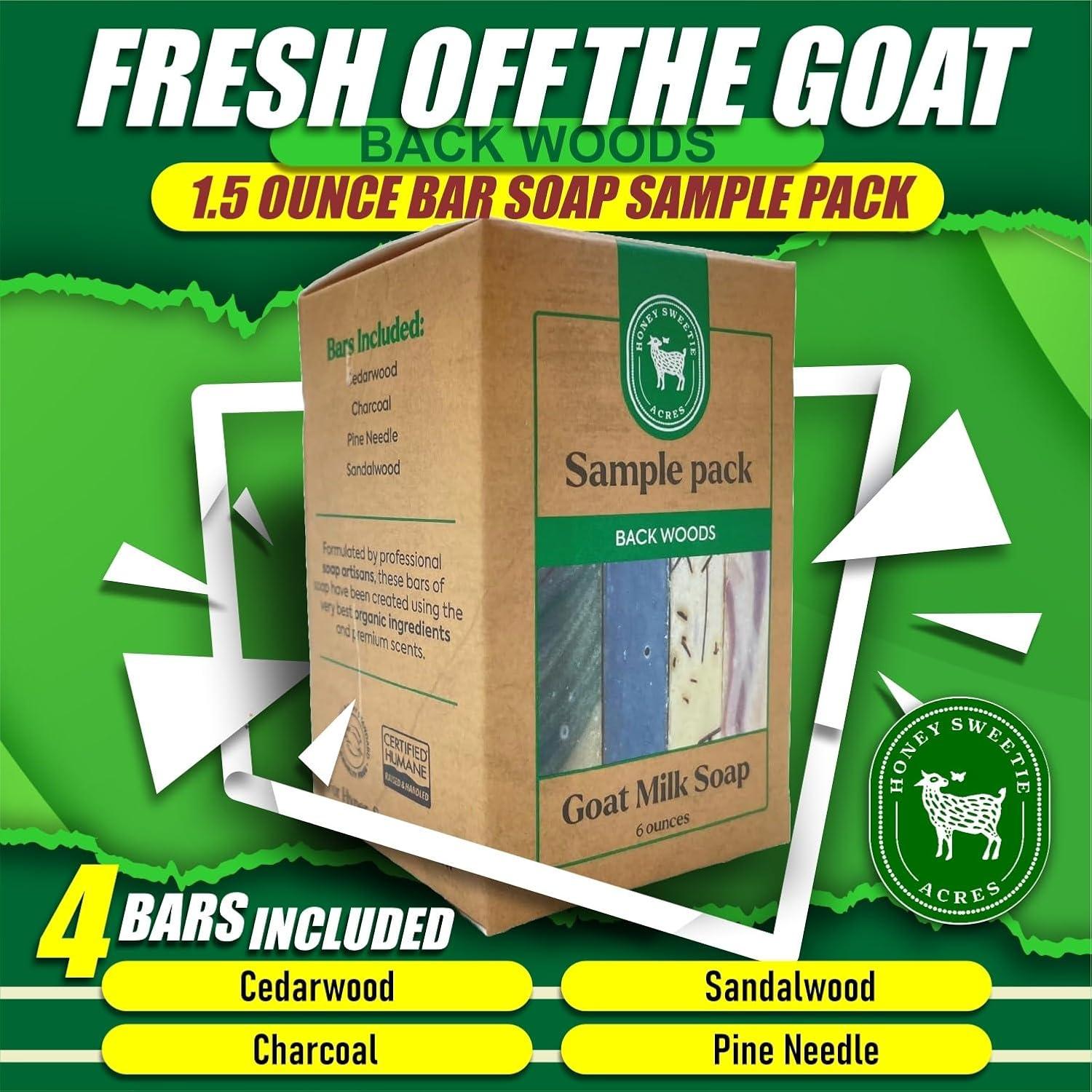 Juego de Jabones Artesanales Honey Sweetie Acres - 4 Barras de 42g