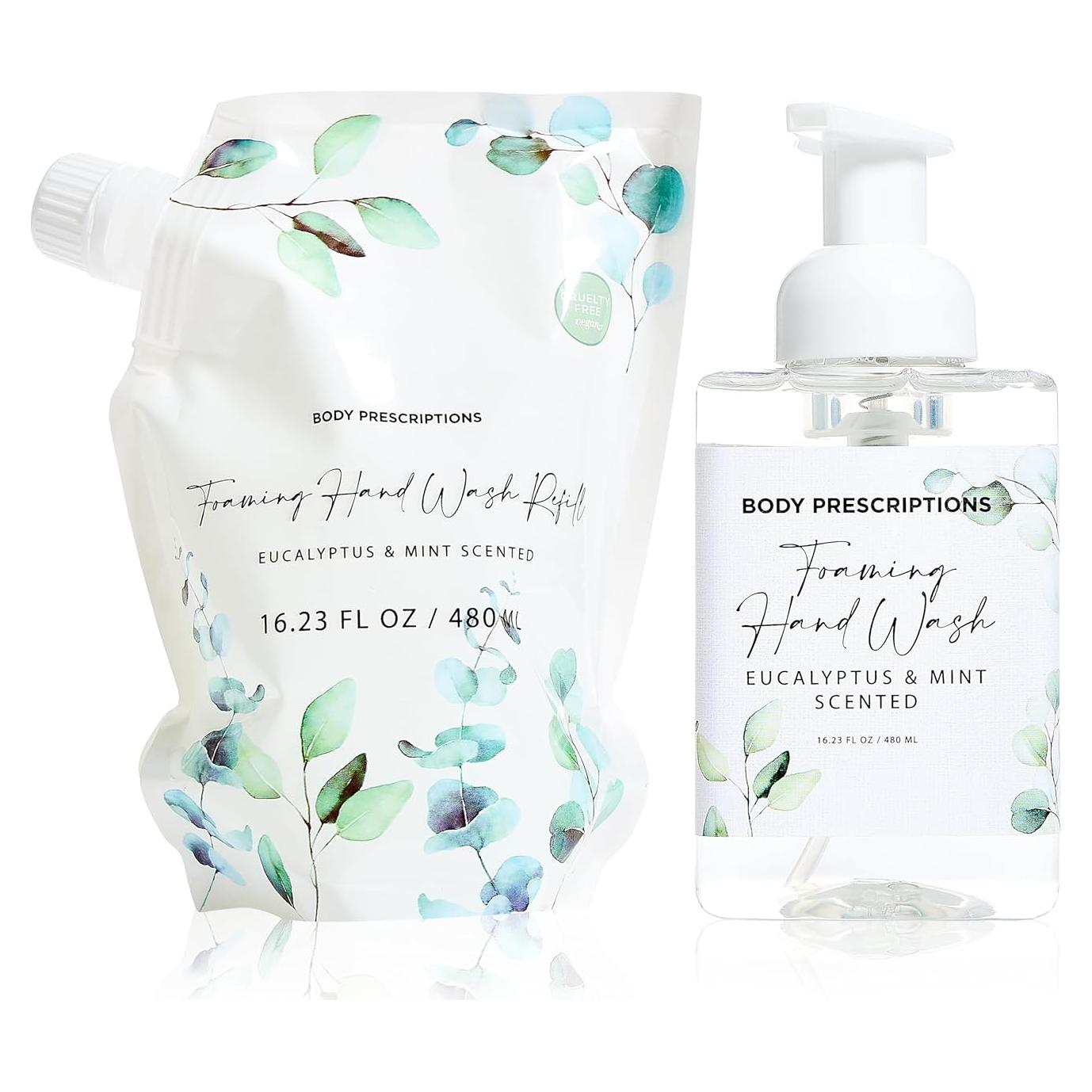 Jabón de Manos Espumoso Cuidado del Cuerpo Eucalipto 500 ML