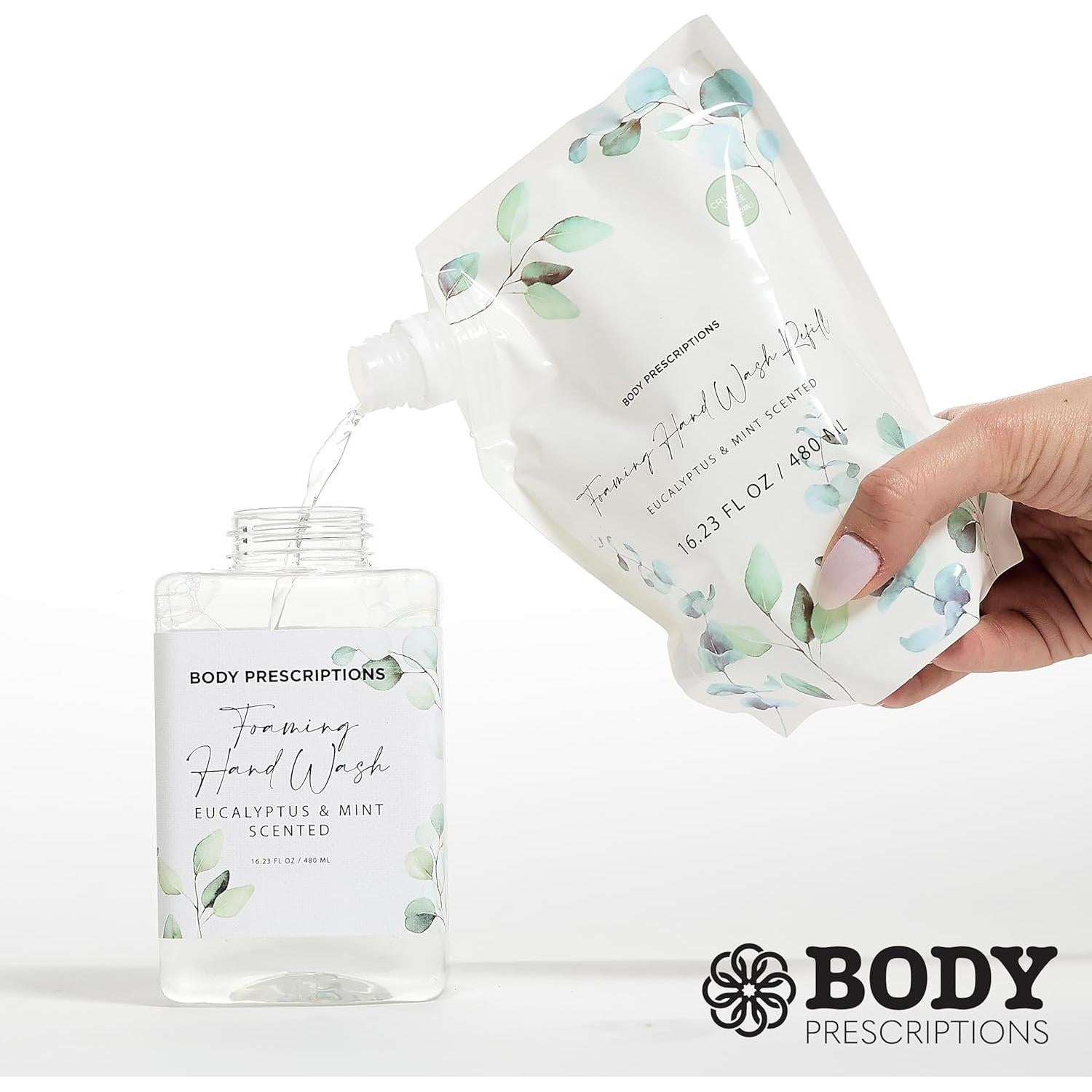 Jabón de Manos Espumoso Cuidado del Cuerpo Eucalipto 500 ML