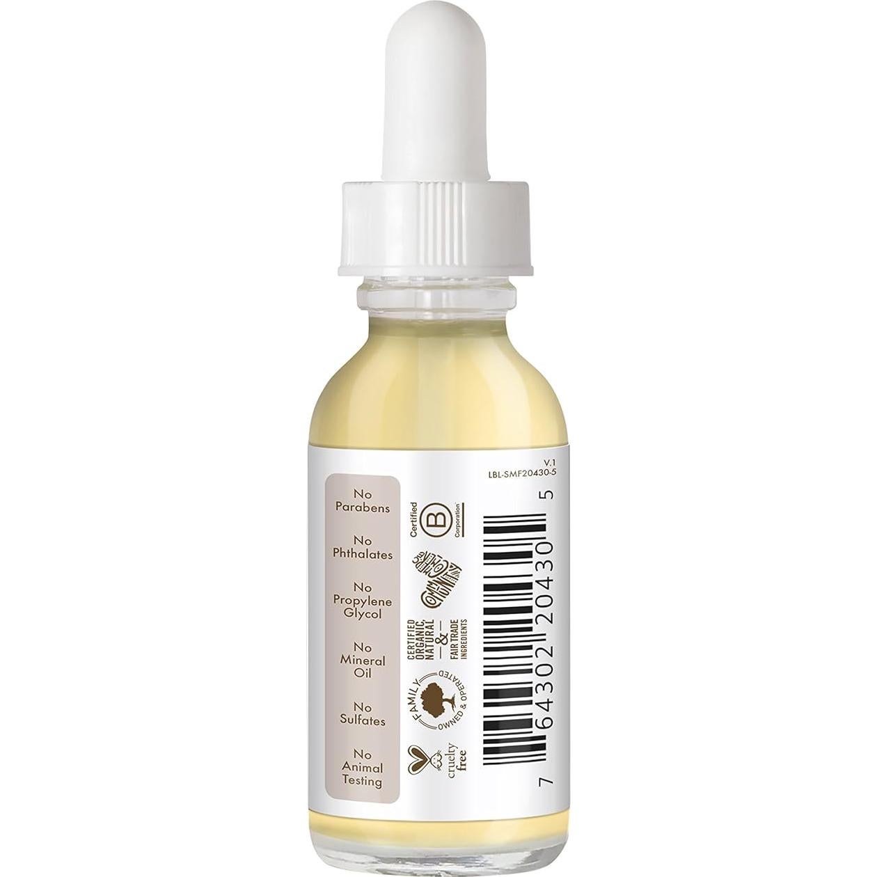 Aceite Facial SheaMoisture 100% Coco Virgen 29.57 ml Hidratante Nocturno