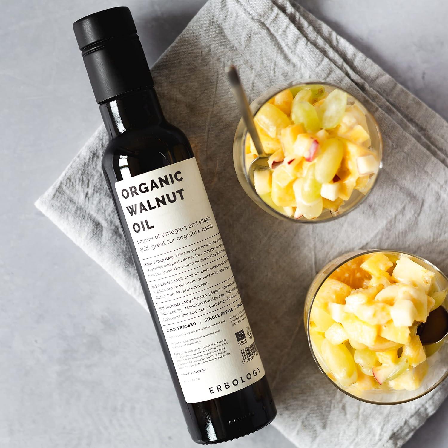 Aceite de Nuez Orgánico Erbology 250 ml - Prensado en Frío