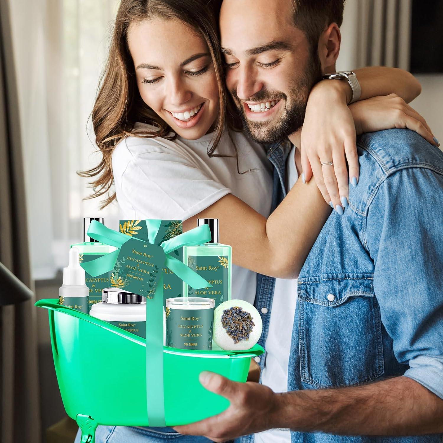 Set de Spa 8 Piezas Saint Roy Eucalipto y Aloe Vera