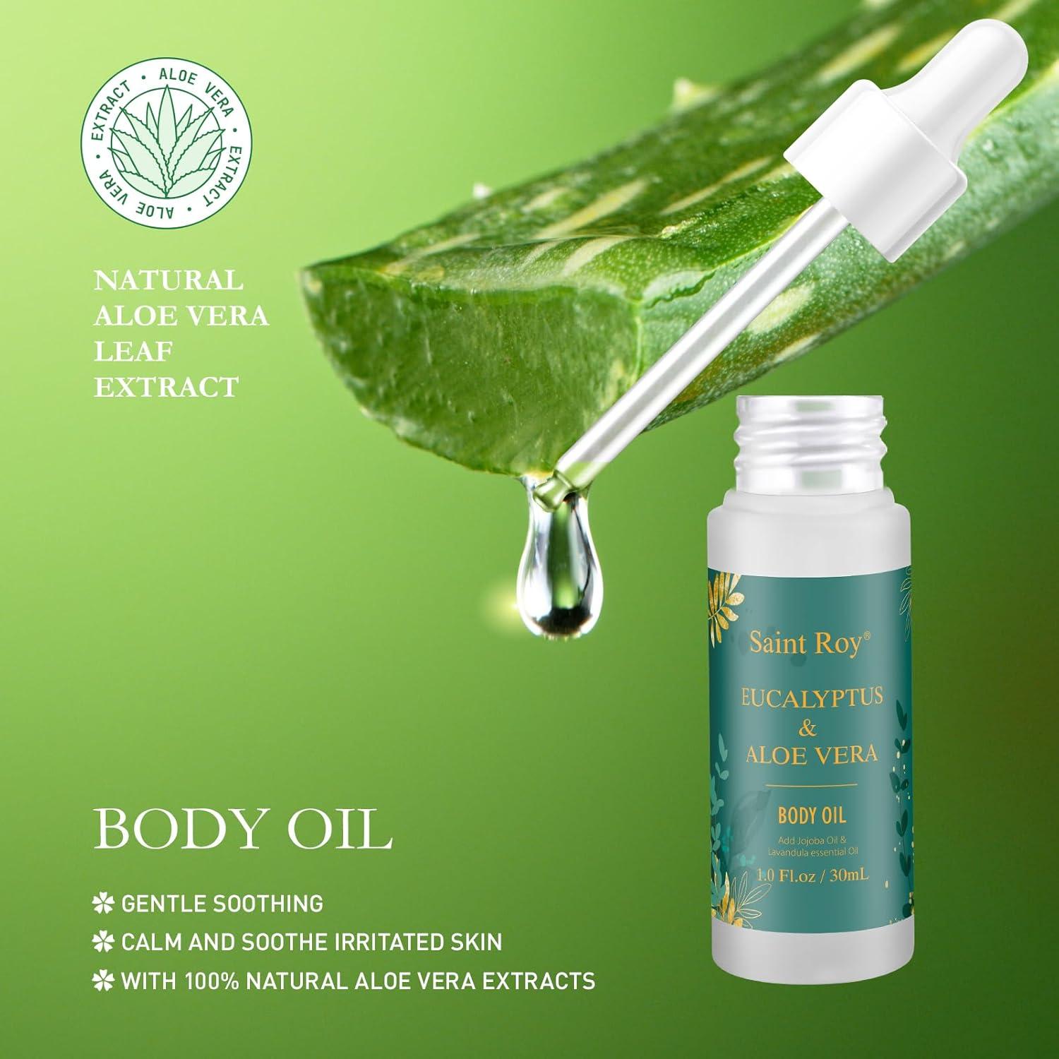 Set de Spa 8 Piezas Saint Roy Eucalipto y Aloe Vera