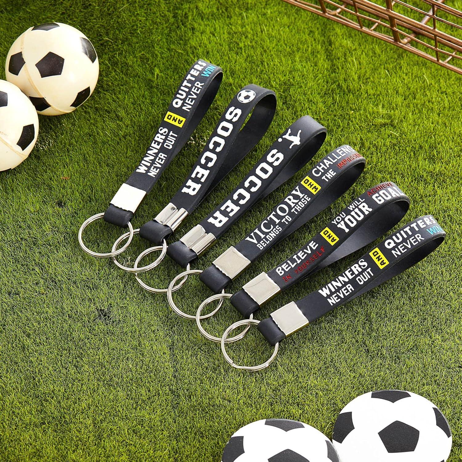 Llavero de Fútbol MTLEE 12 Pcs con Citas Motivacionales