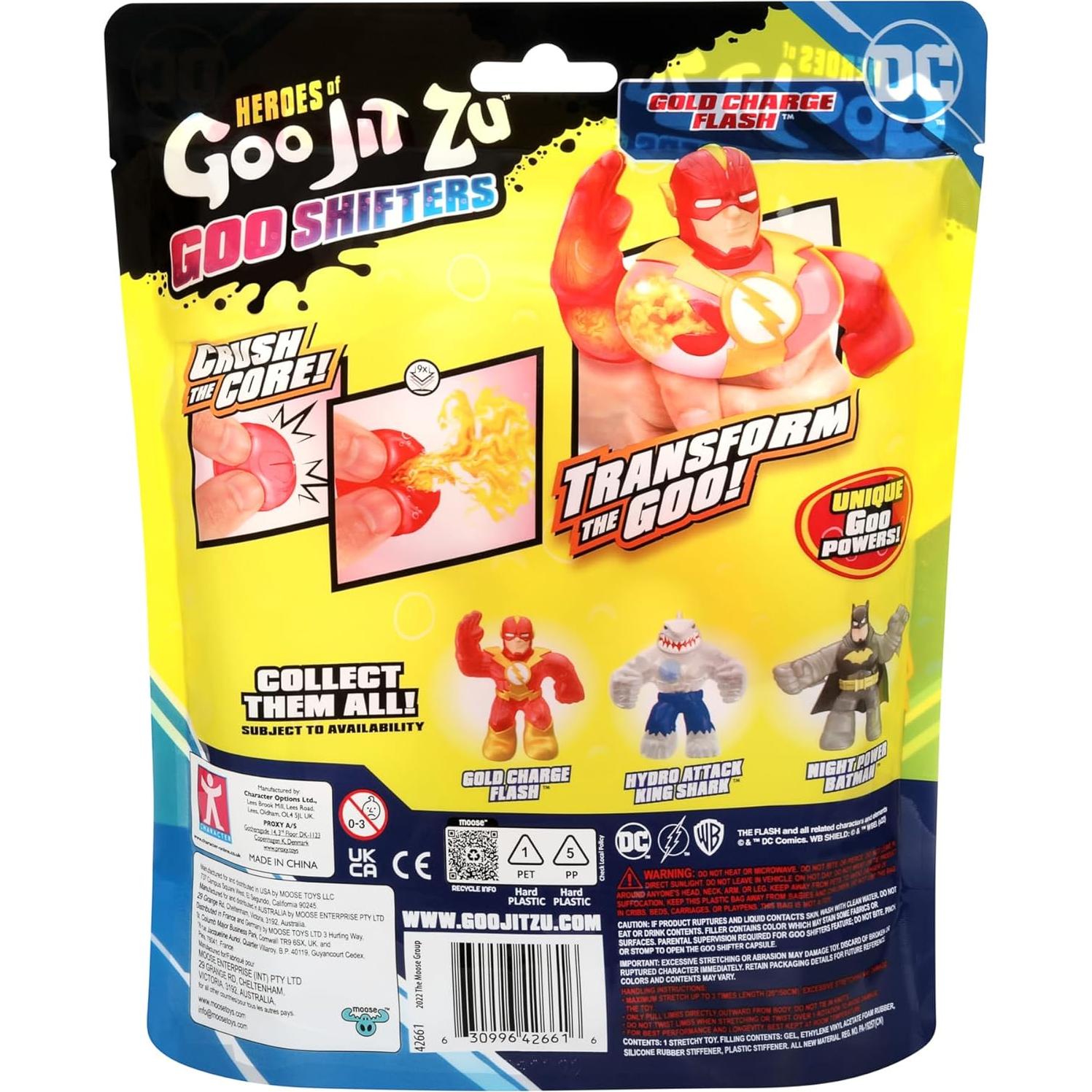 Figura de Acción Gold Charge Flash Goo Jit Zu 10.67 cm