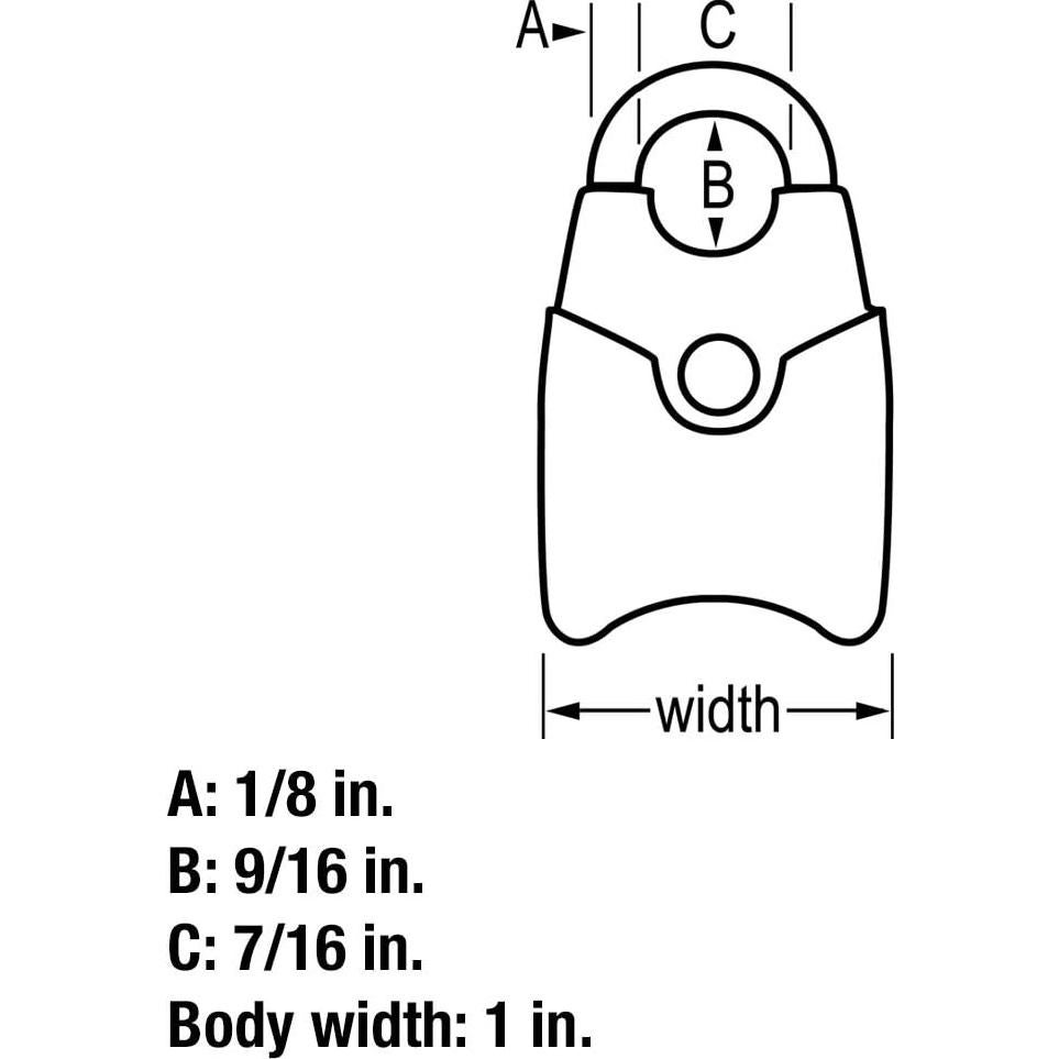 Cerradura de Equipaje Master Lock 4689T TSA - 2 Paquete