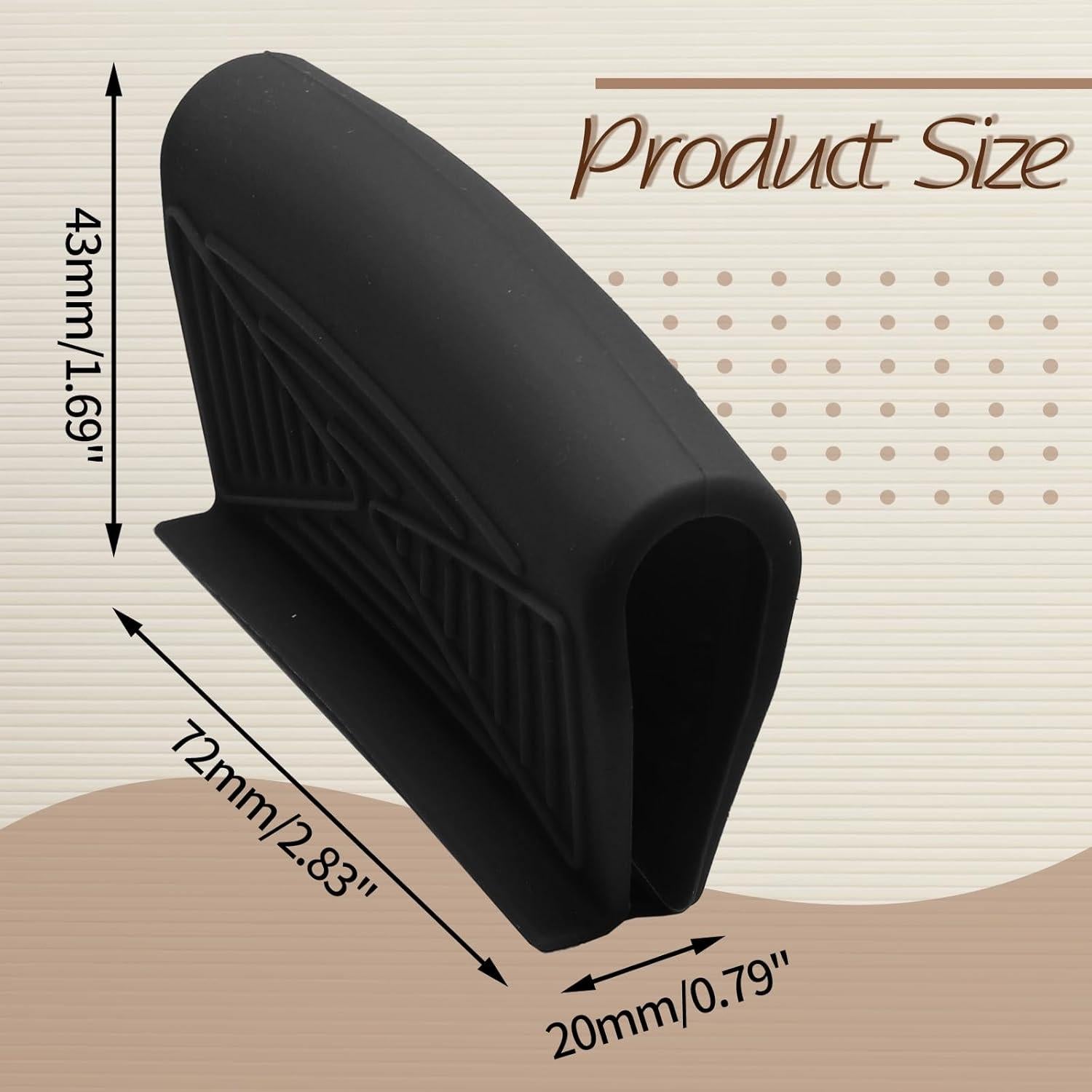2 Fundas de Silicona Antideslizantes para Mangos de Olla Bonsicoky